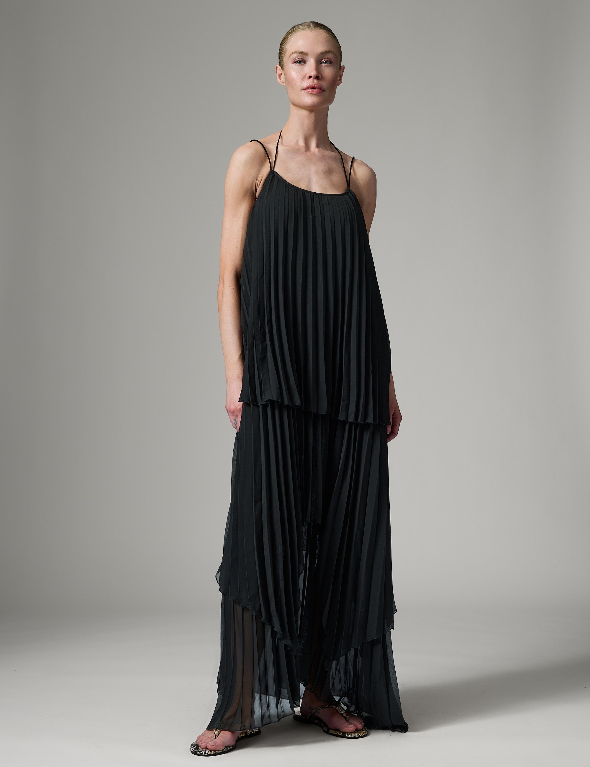 DAY Birger ét Mikkelsen Isaac - Chiffon Plisse Dress 190303 Black