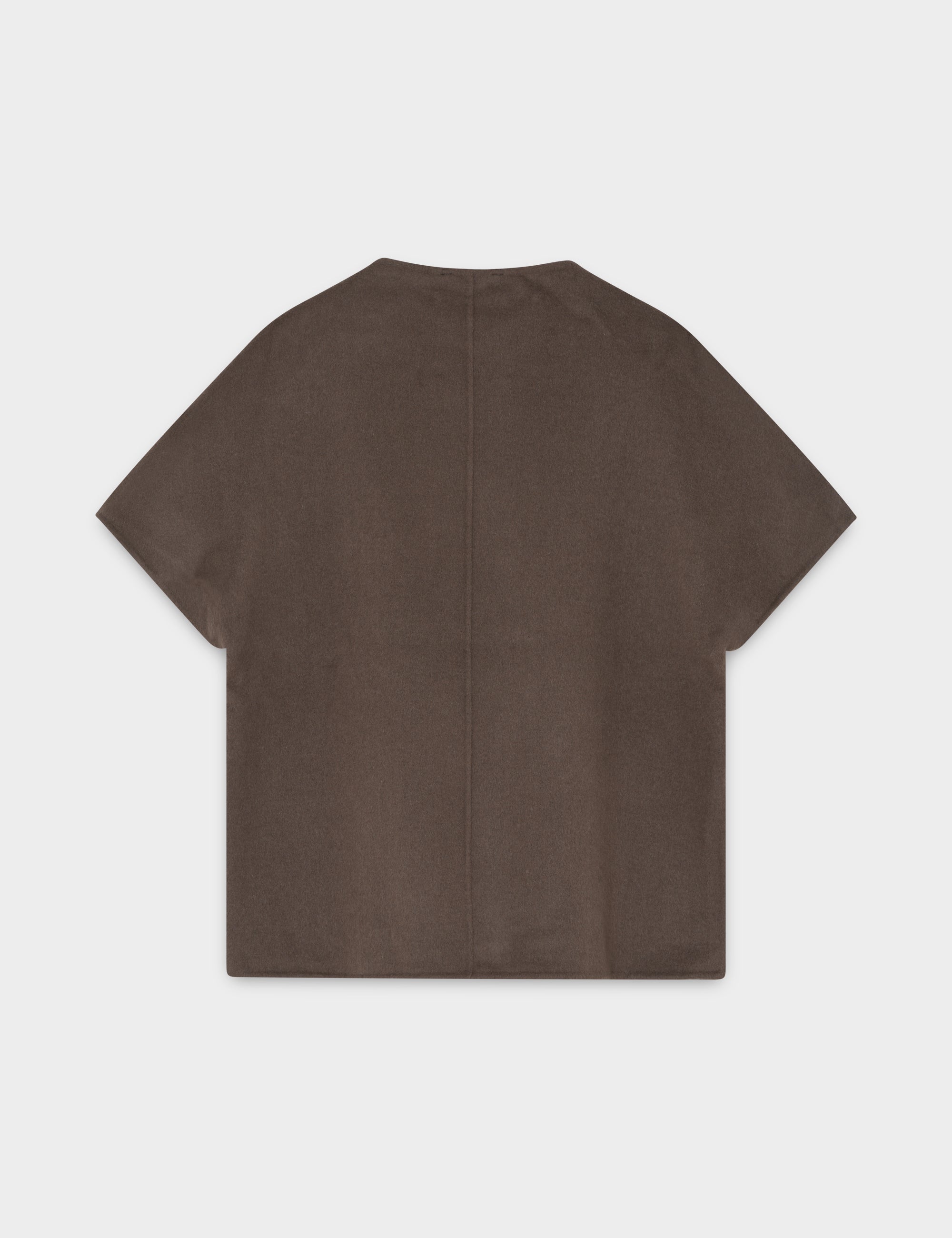 DAY Birger ét Mikkelsen Jen - Double faced Wool Waistcoat 190809. CHOCOLATE CHIP