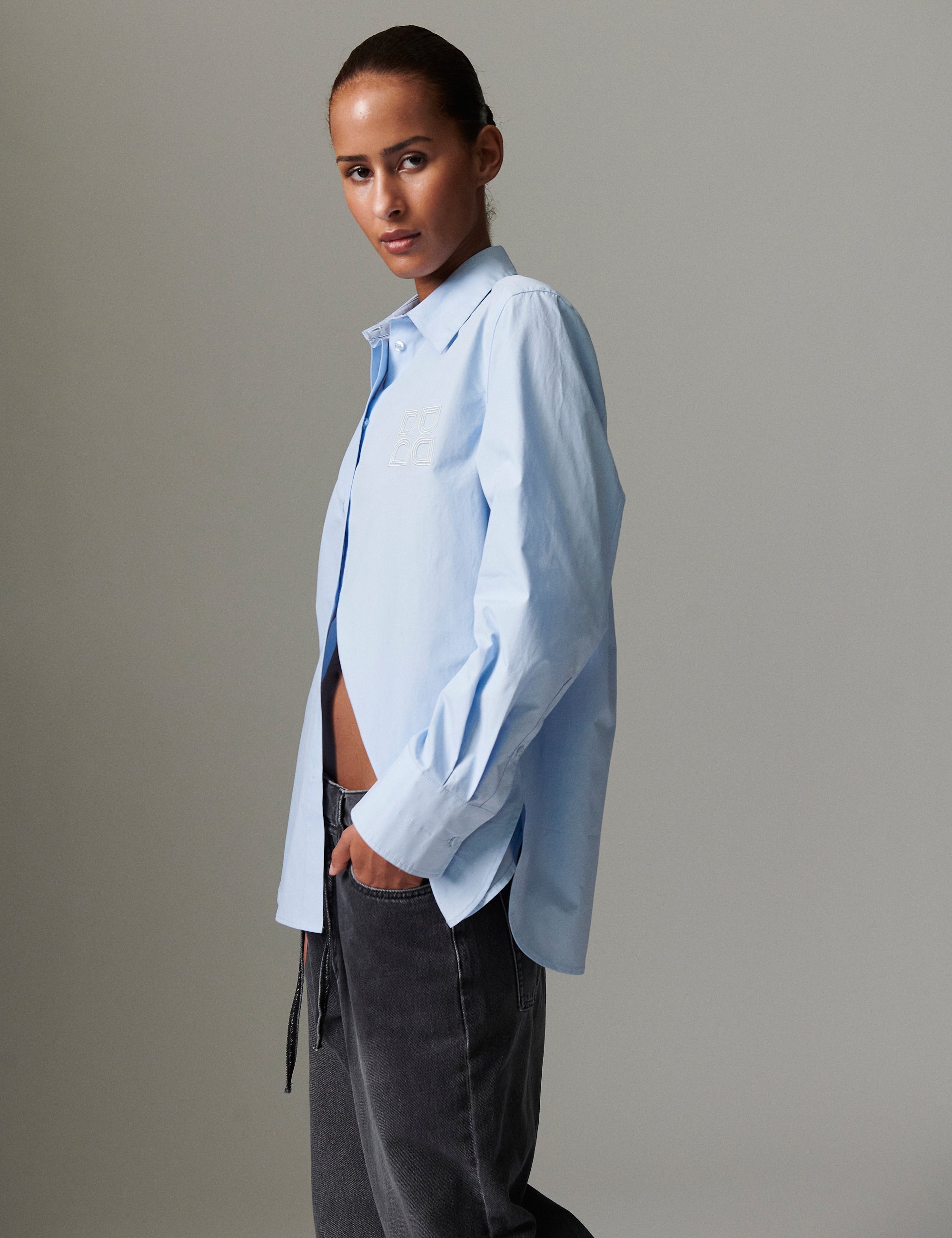 DAY Birger ét Mikkelsen Jojo - Poplina Shirts & Blouses 154030 Chambray blue
