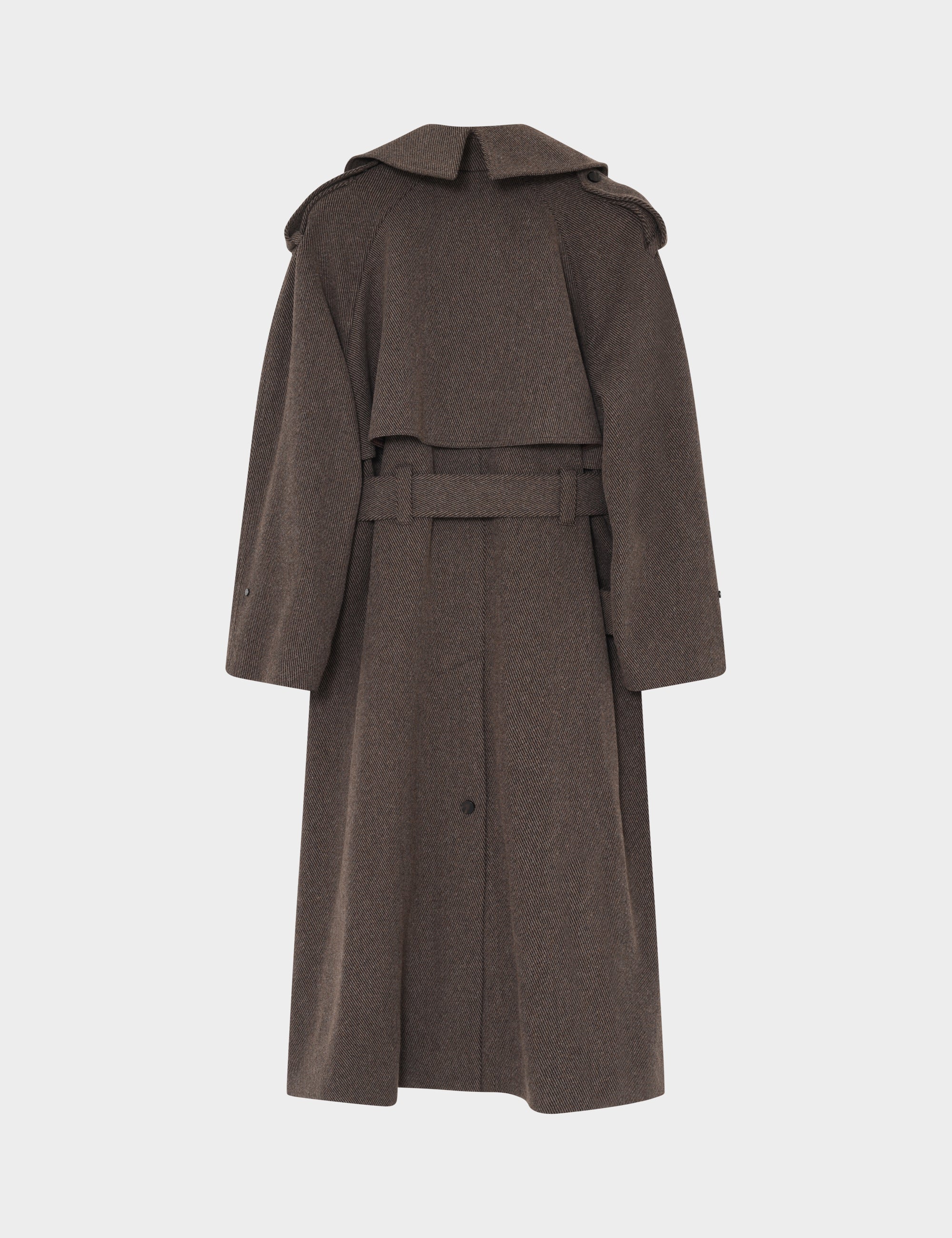 DAY Birger ét Mikkelsen Lynn - Heavy Wool Twill Coats & Jackets 190809. CHOCOLATE CHIP