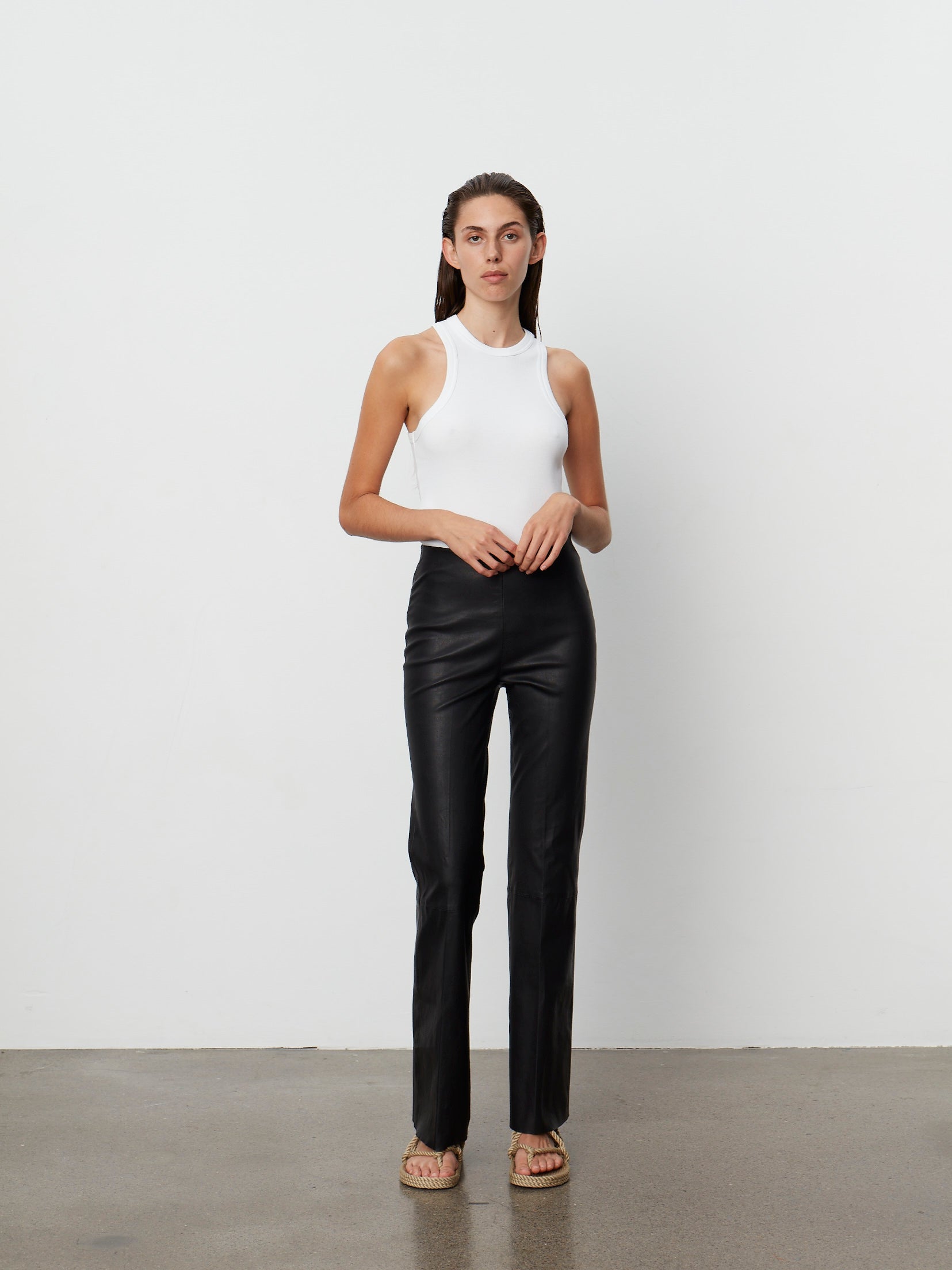 DAY Birger ét Mikkelsen Mabella - Lamb Stretch Pants 190303 BLACK