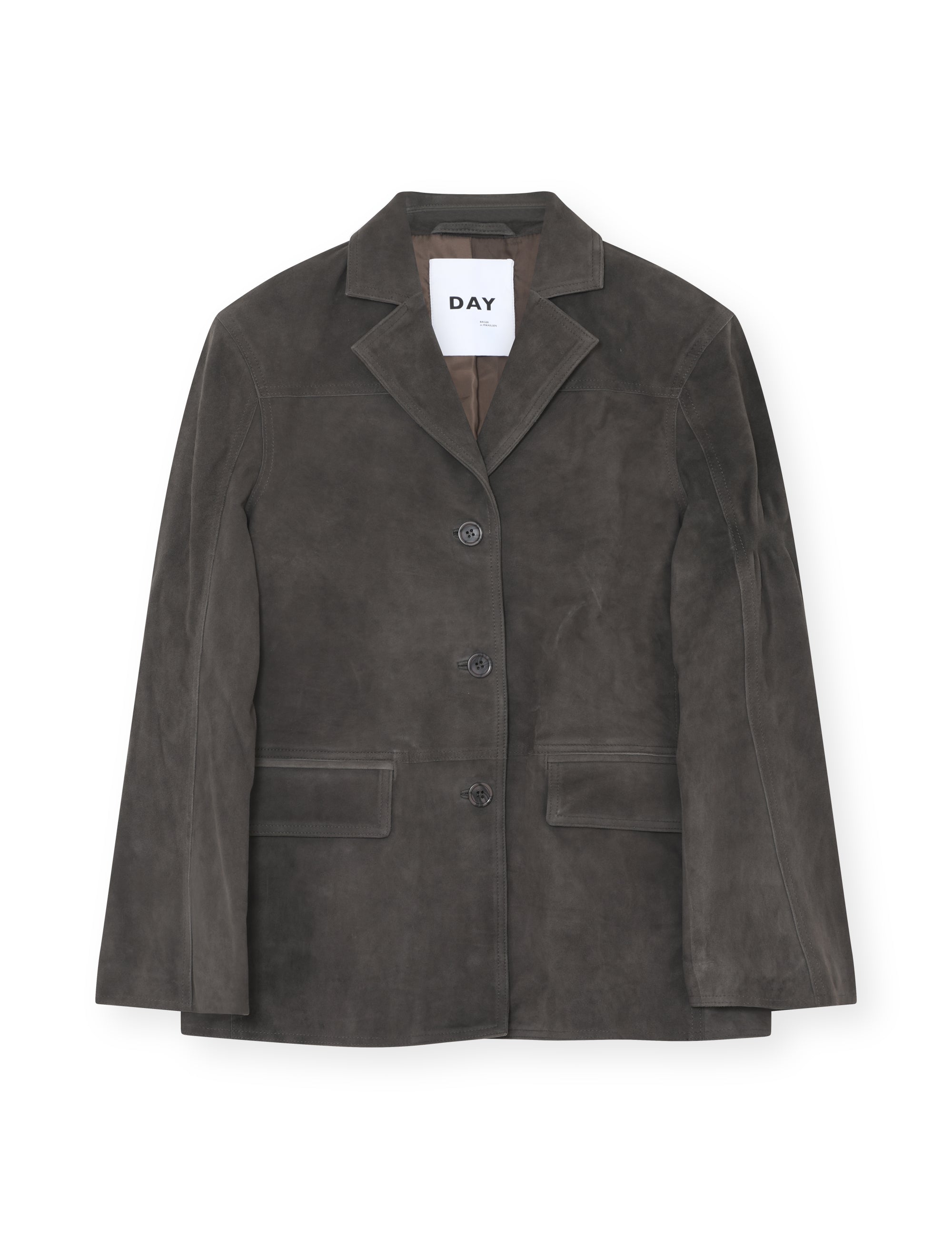 DAY Birger ét Mikkelsen Marcela - Suede Coats & Jackets 191103 ESPRESSO