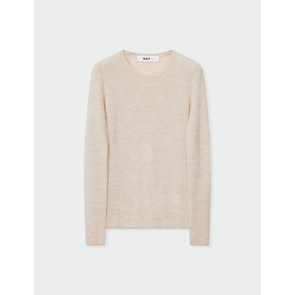 DAY Birger ét Mikkelsen Mariana - Daily Elements Tops & T-Shirts 01002 Ivory Shade