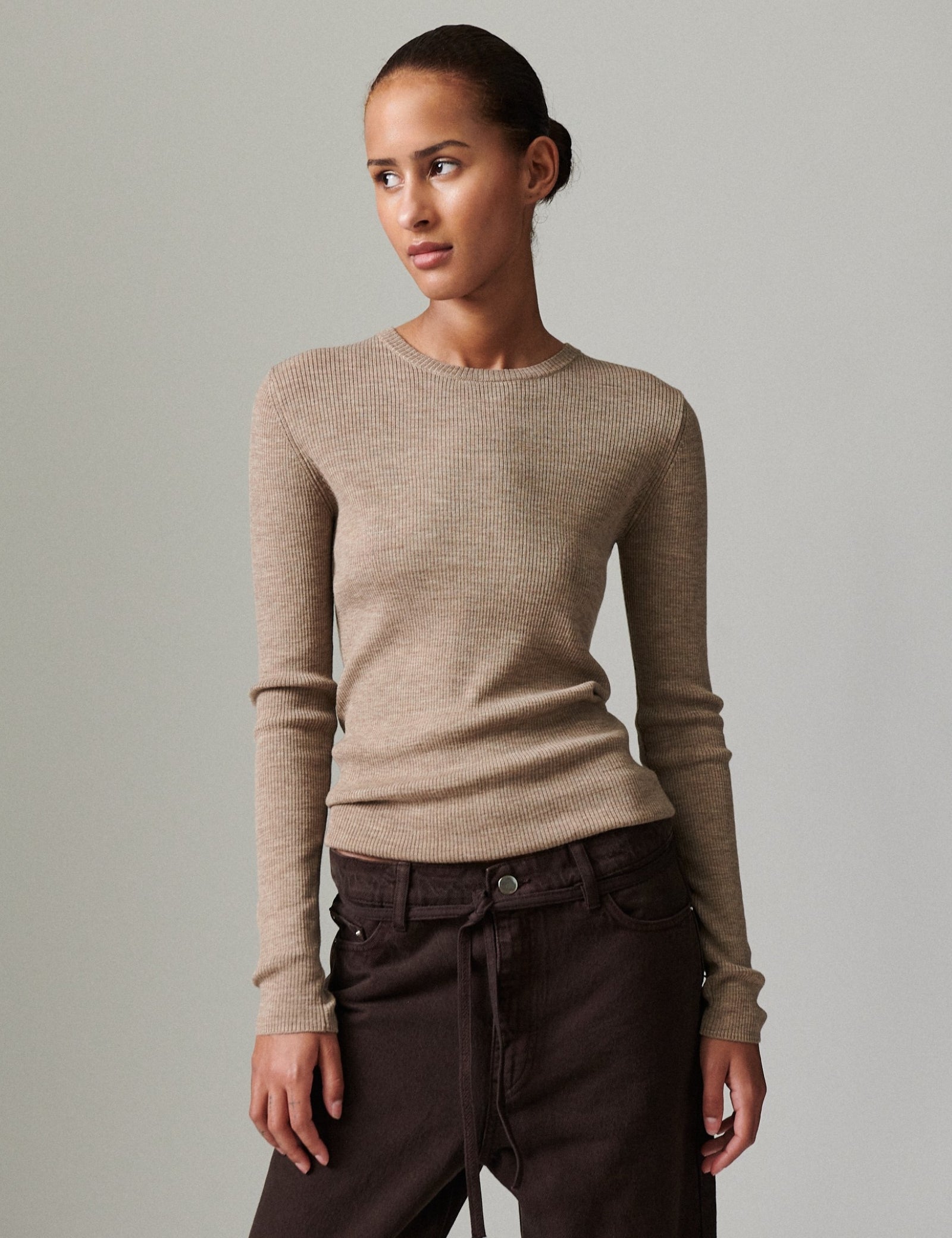 DAY Birger ét Mikkelsen Mariana - Daily Elements Tops & T-Shirts 500001 BEIGE MELANGE