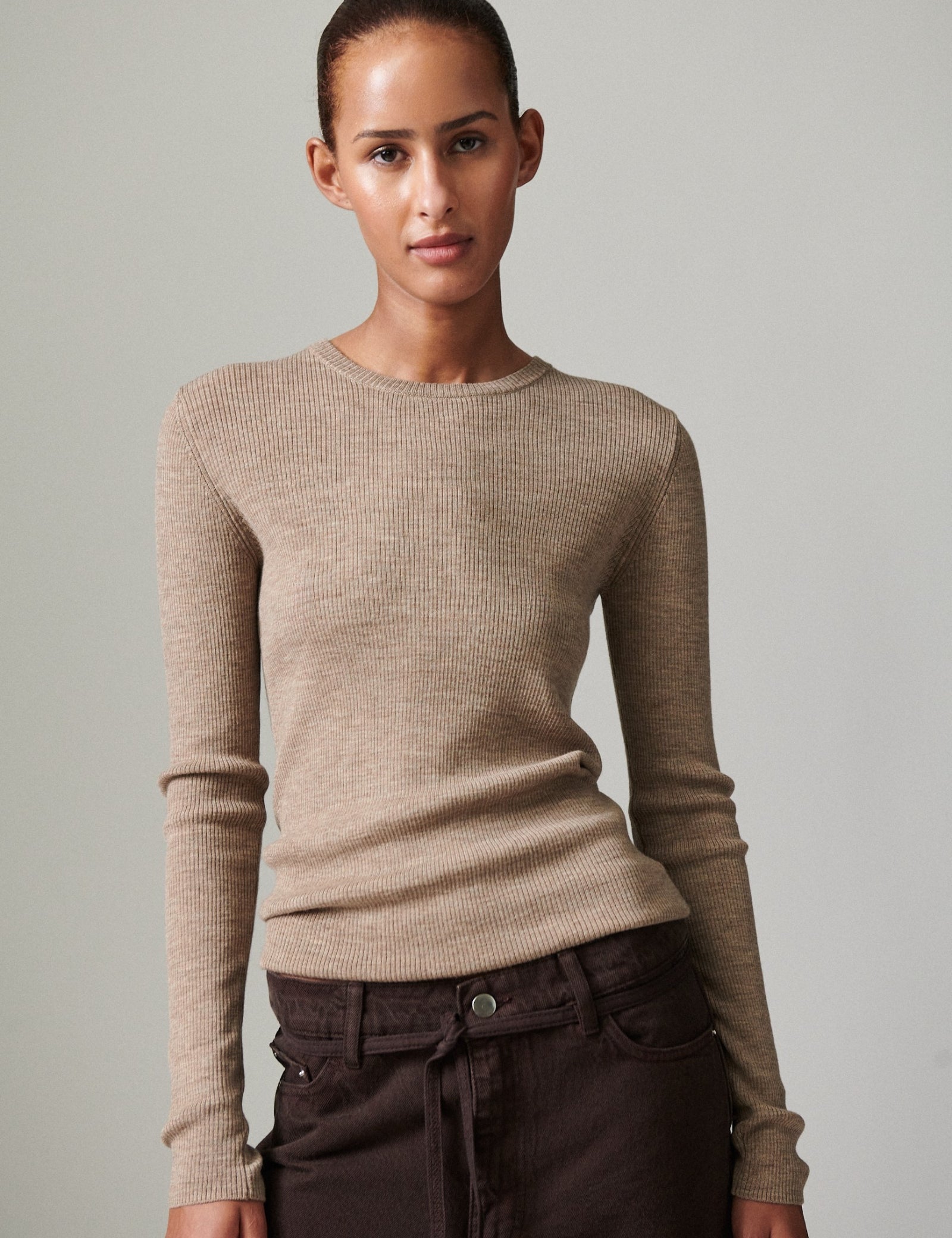 DAY Birger ét Mikkelsen Mariana - Daily Elements Tops & T-Shirts 500001 BEIGE MELANGE