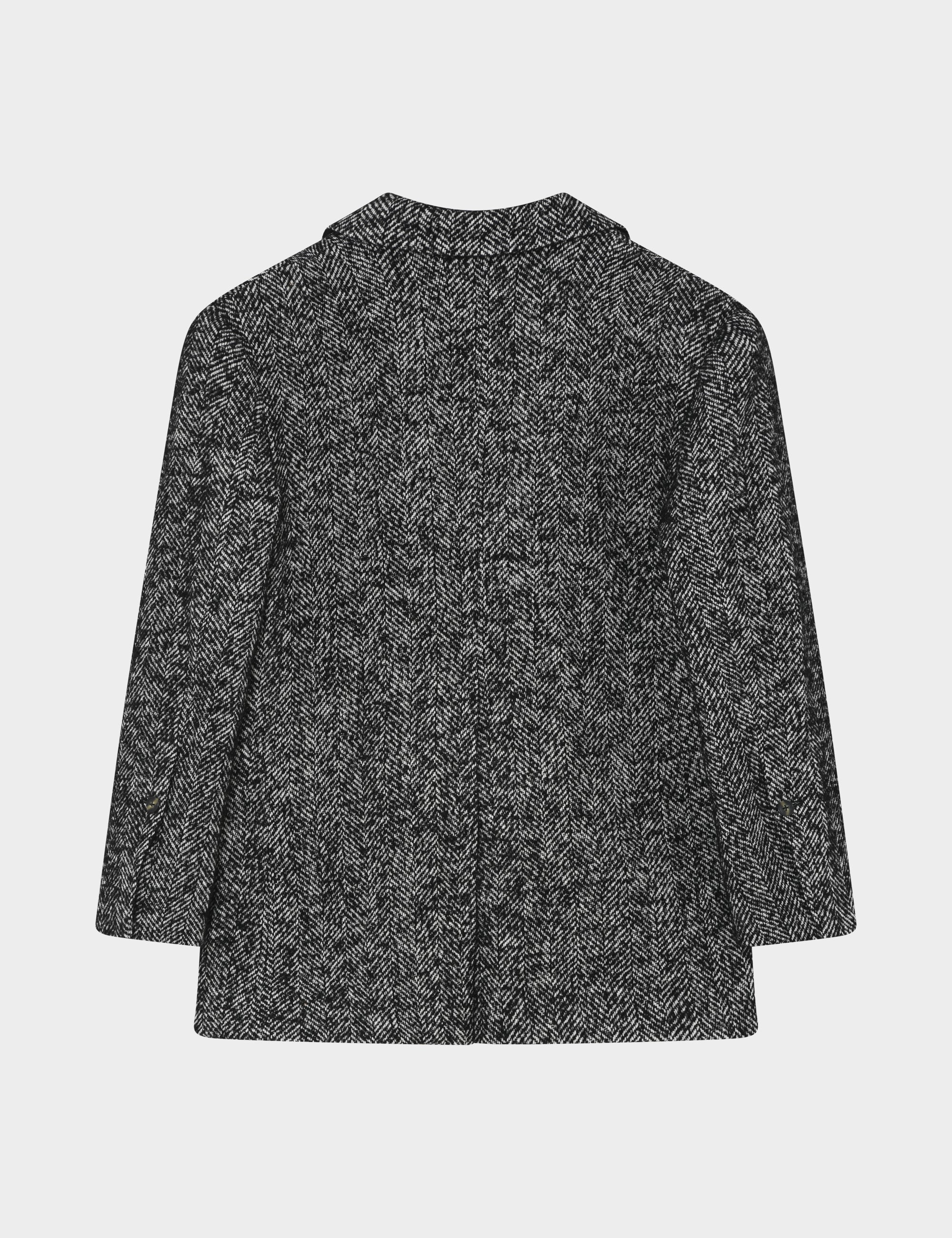 DAY Birger ét Mikkelsen Martha - Heavy Slub Wool Blazer 500015 BLACK MIX