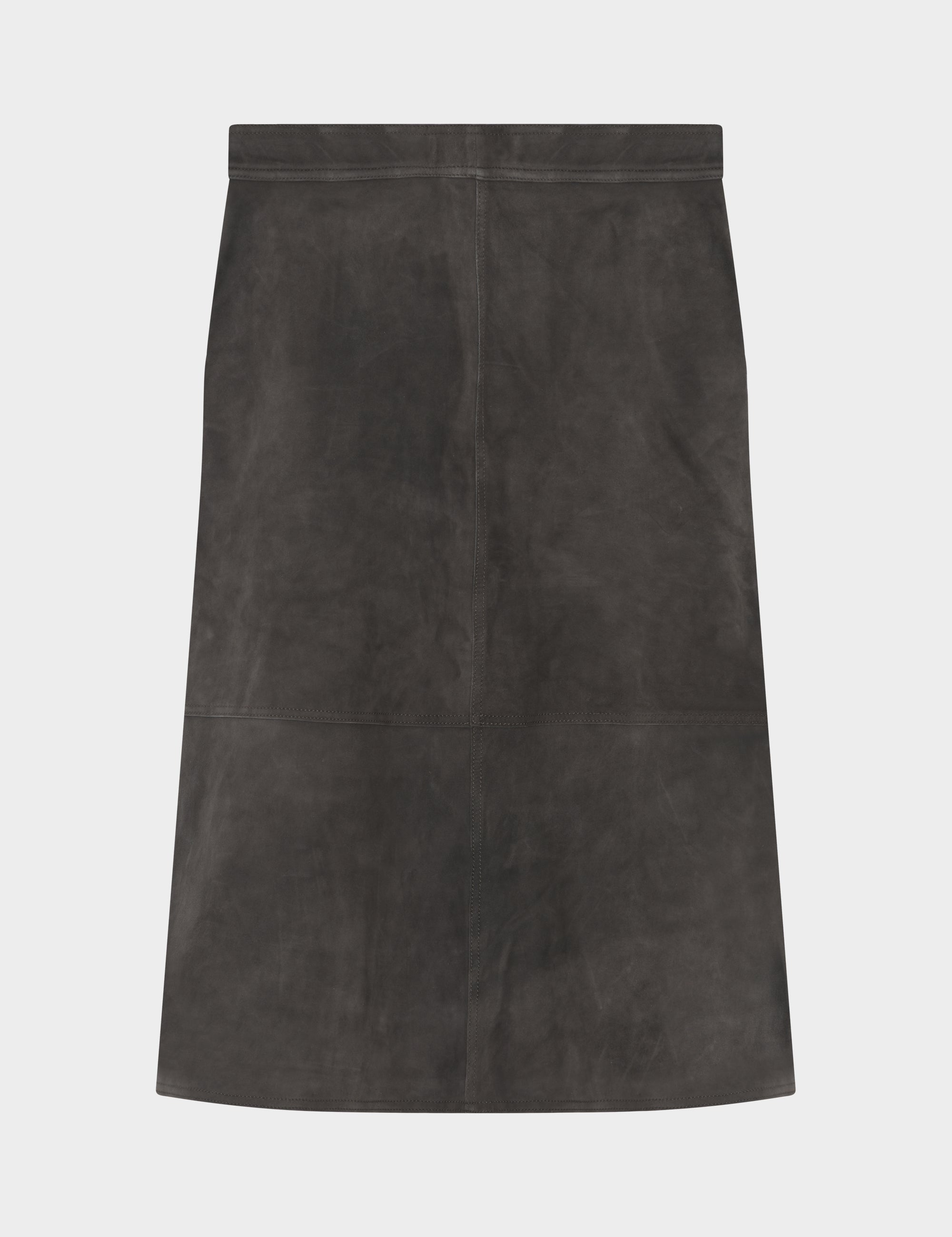DAY Birger ét Mikkelsen Melo - Suede Skirt 191103 ESPRESSO