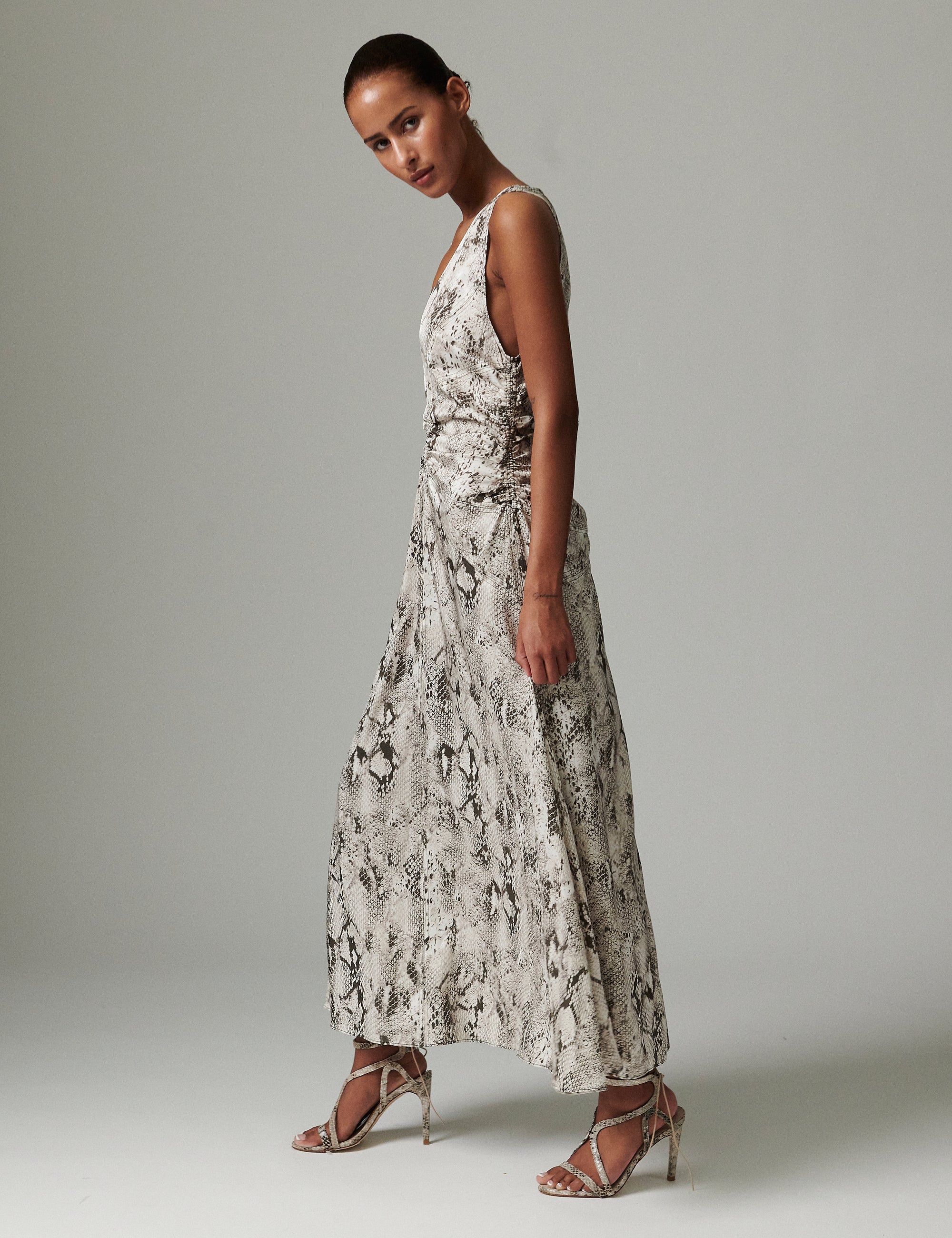 DAY Birger ét Mikkelsen Mino -Viscose Stretch Dress 500170 SNAKEY