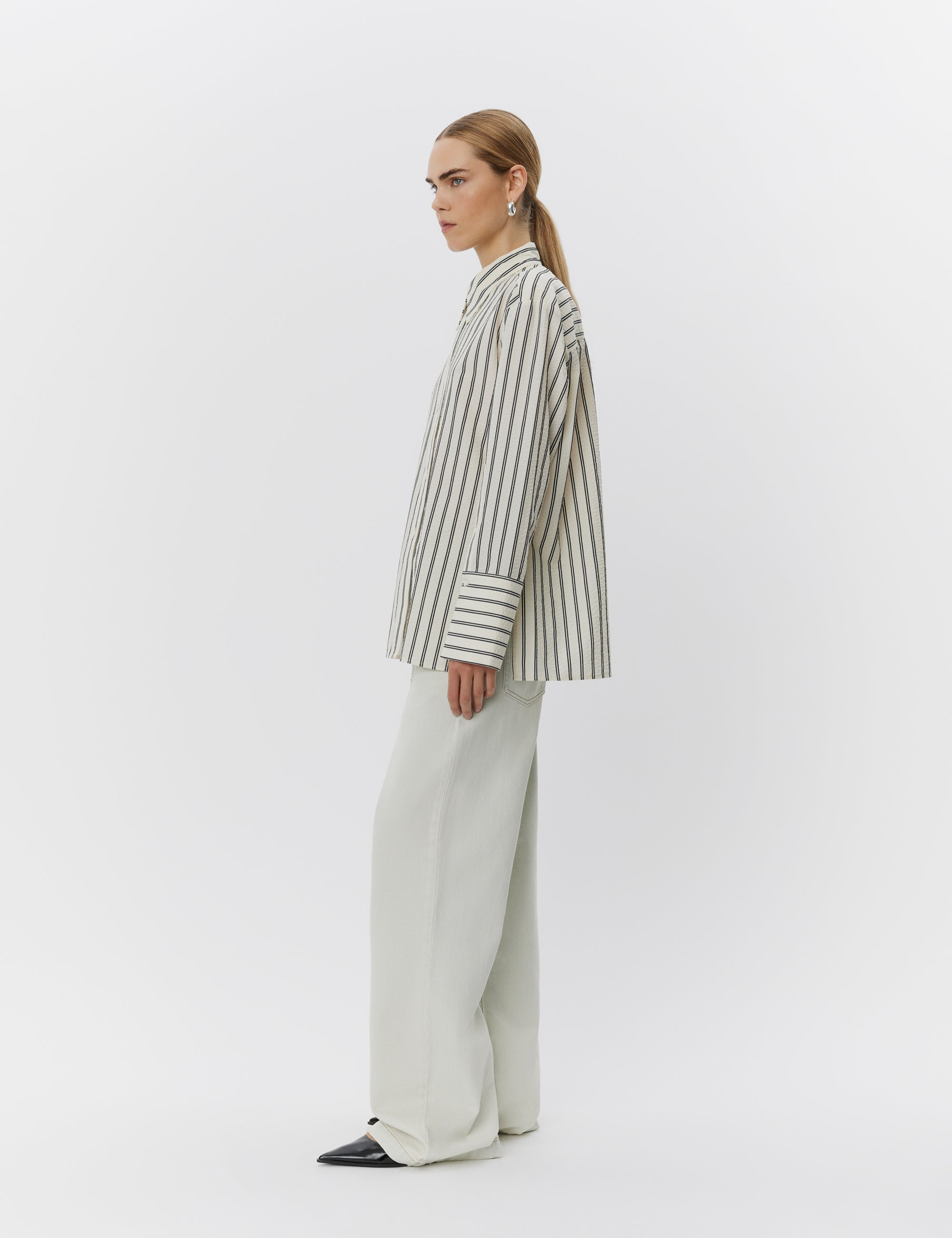 DAY Birger ét Mikkelsen Mylo - Delicate Stripes Shirts & Blouses 500152 PISTACHIO STRIPE