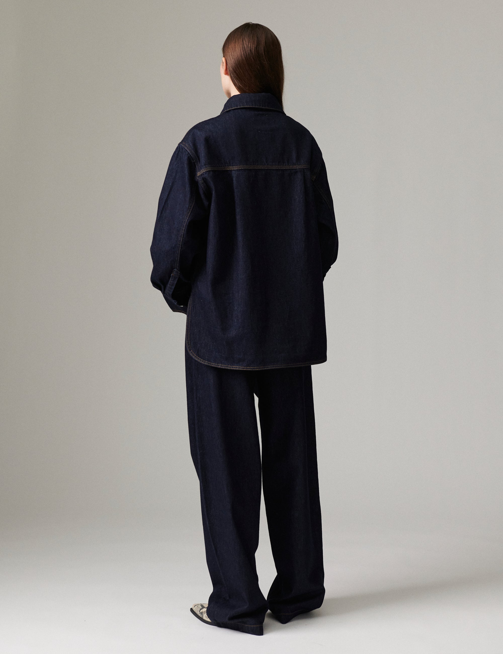 DAY Birger ét Mikkelsen Naika - Relaxed Denim - Shirt Shirt 193928 BLUE INDIGO