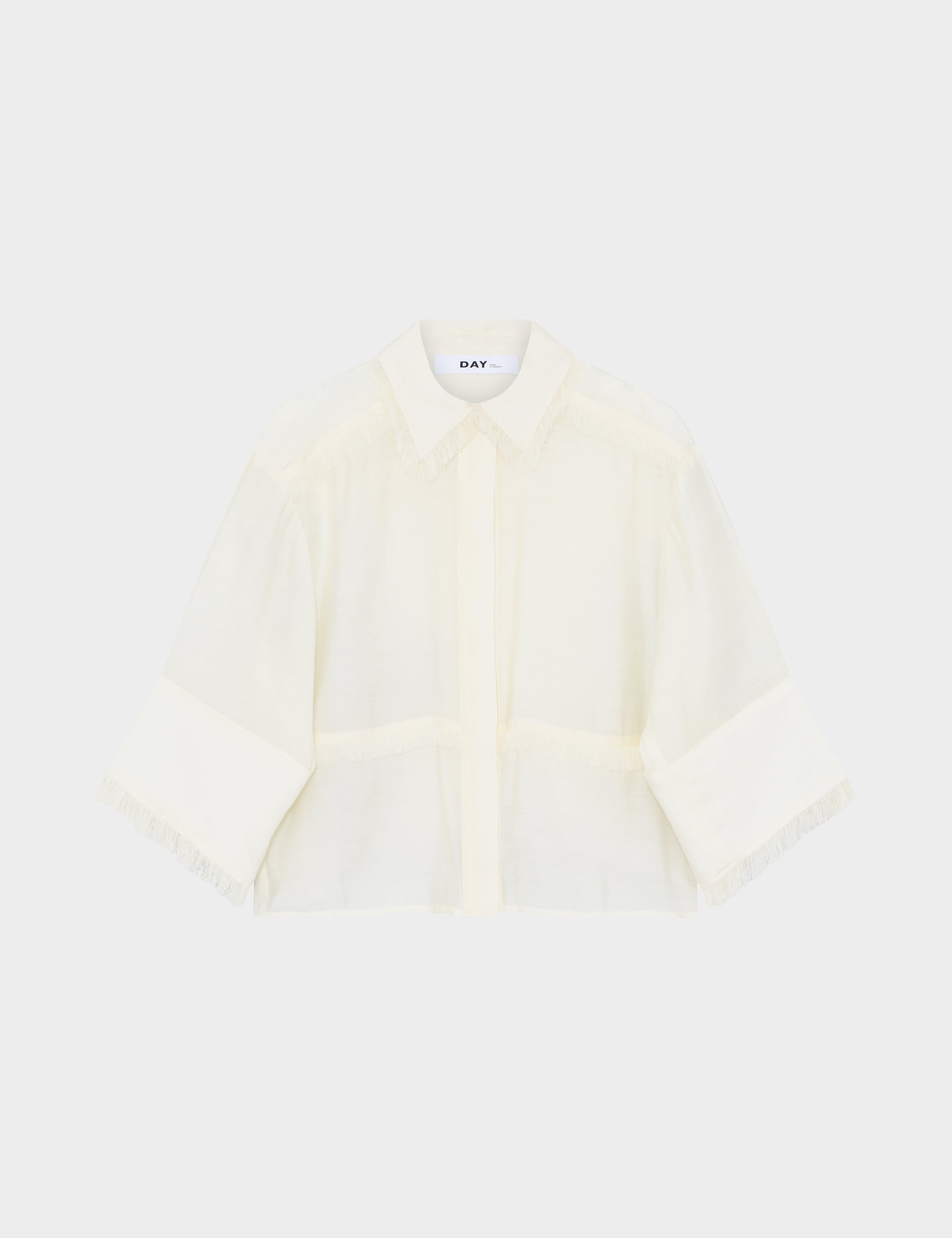 DAY Birger ét Mikkelsen Nash - Refined fringes Shirts & Blouses 110605 JET STREAM
