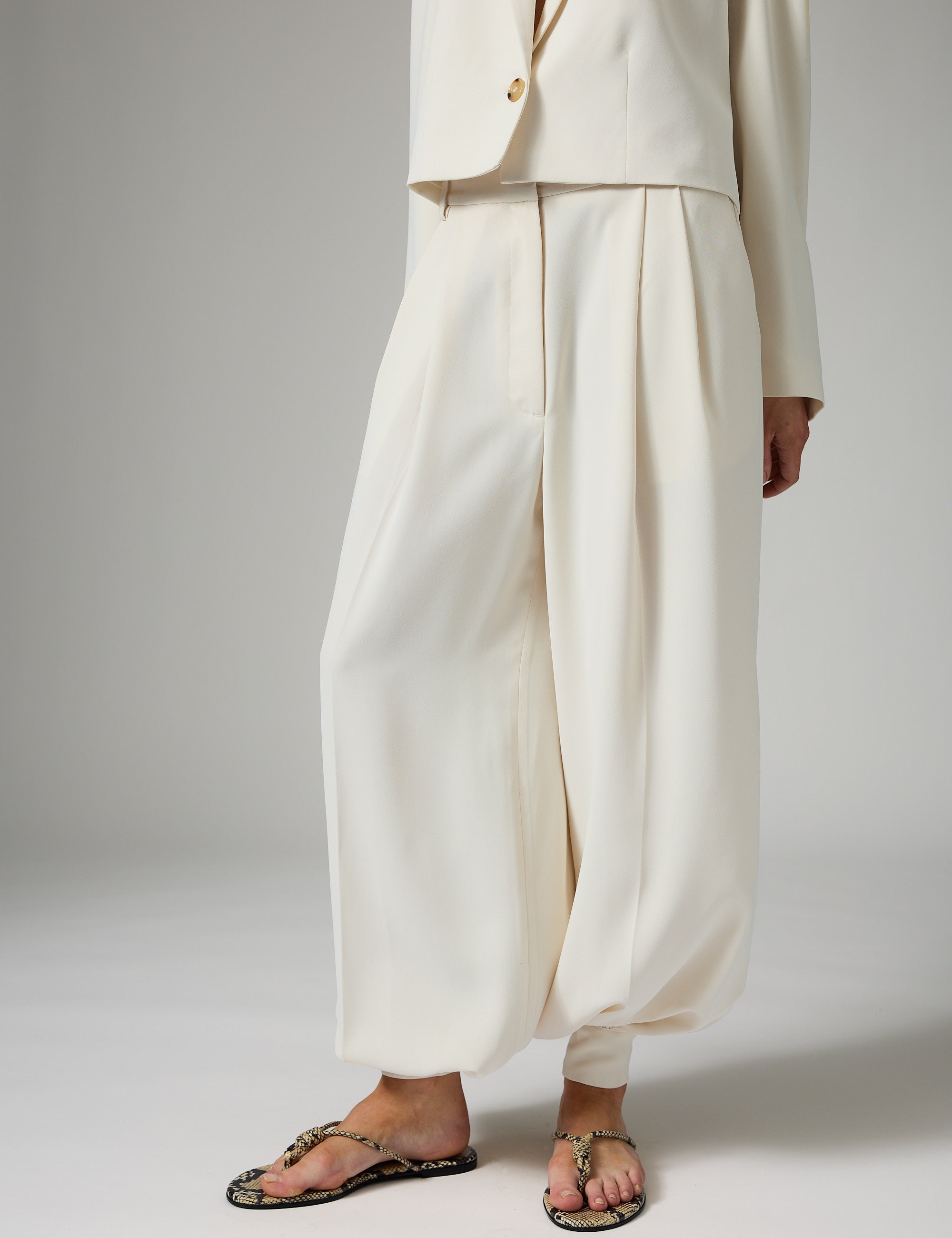 DAY Birger ét Mikkelsen Oda - Classic Gabardine Pants 01002 Ivory Shade