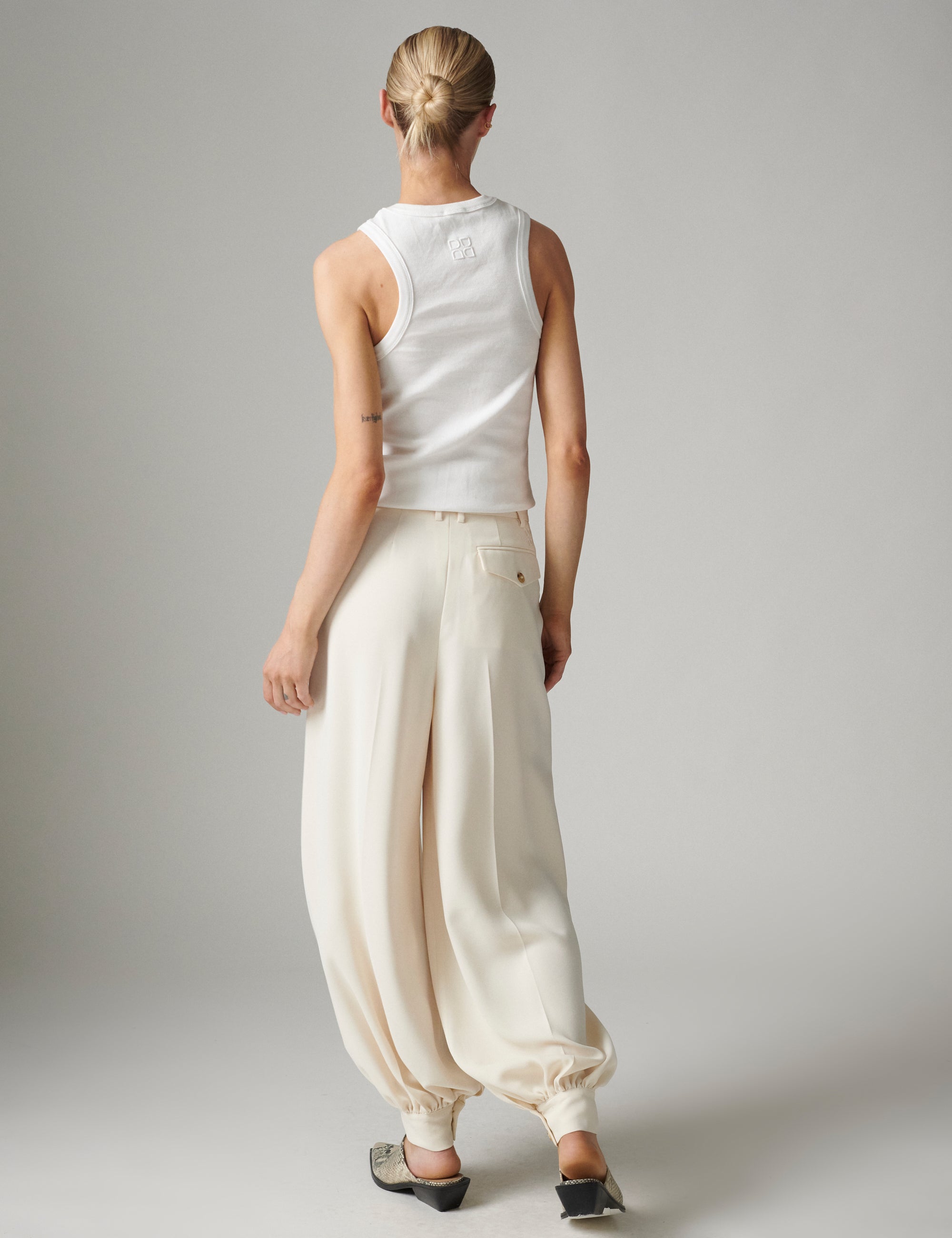 DAY Birger ét Mikkelsen Oda - Classic Gabardine - Pants Pants 01002 Ivory Shade