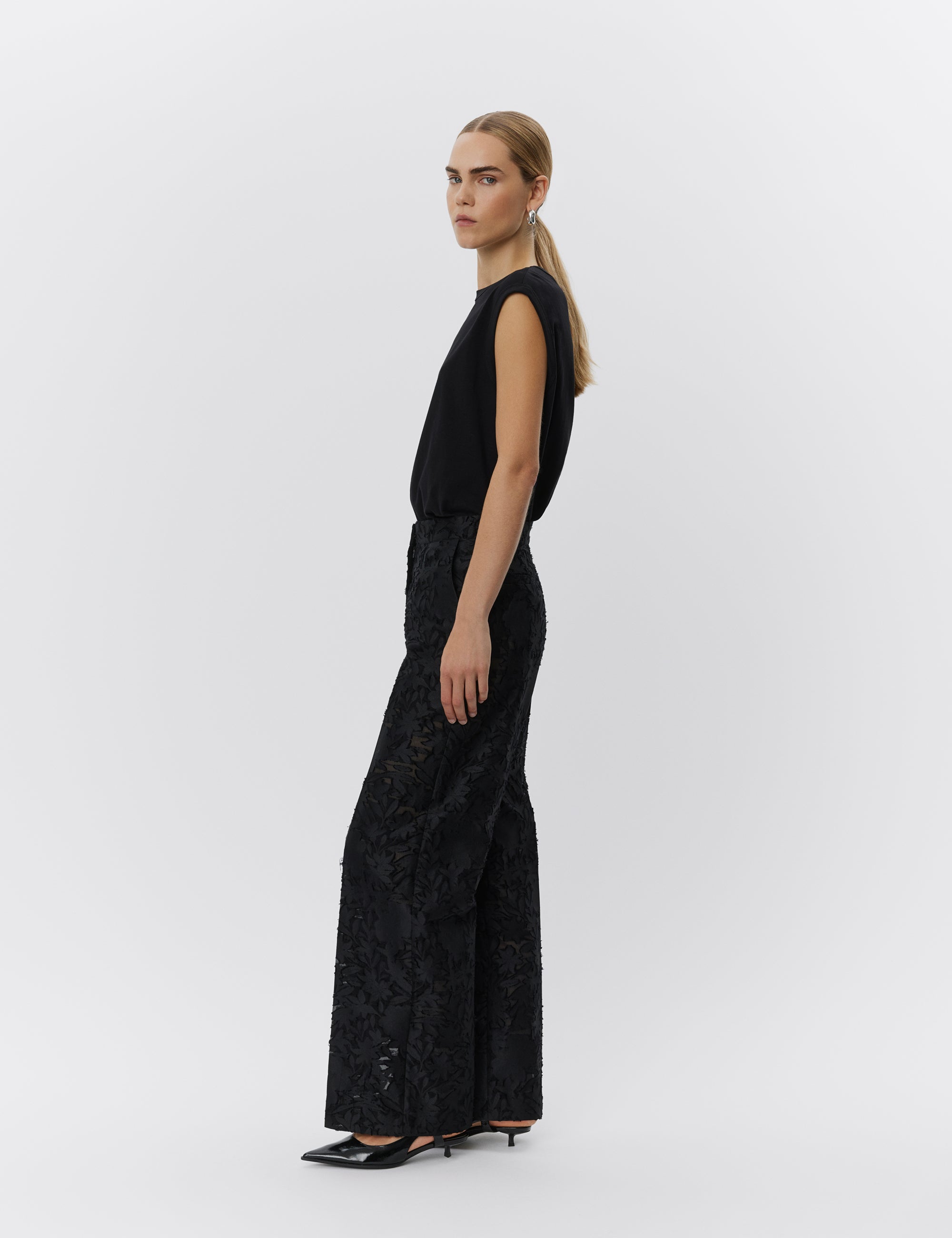 DAY Birger ét Mikkelsen Pedro - Heavy Jersey Tops & T-Shirts 190303 BLACK