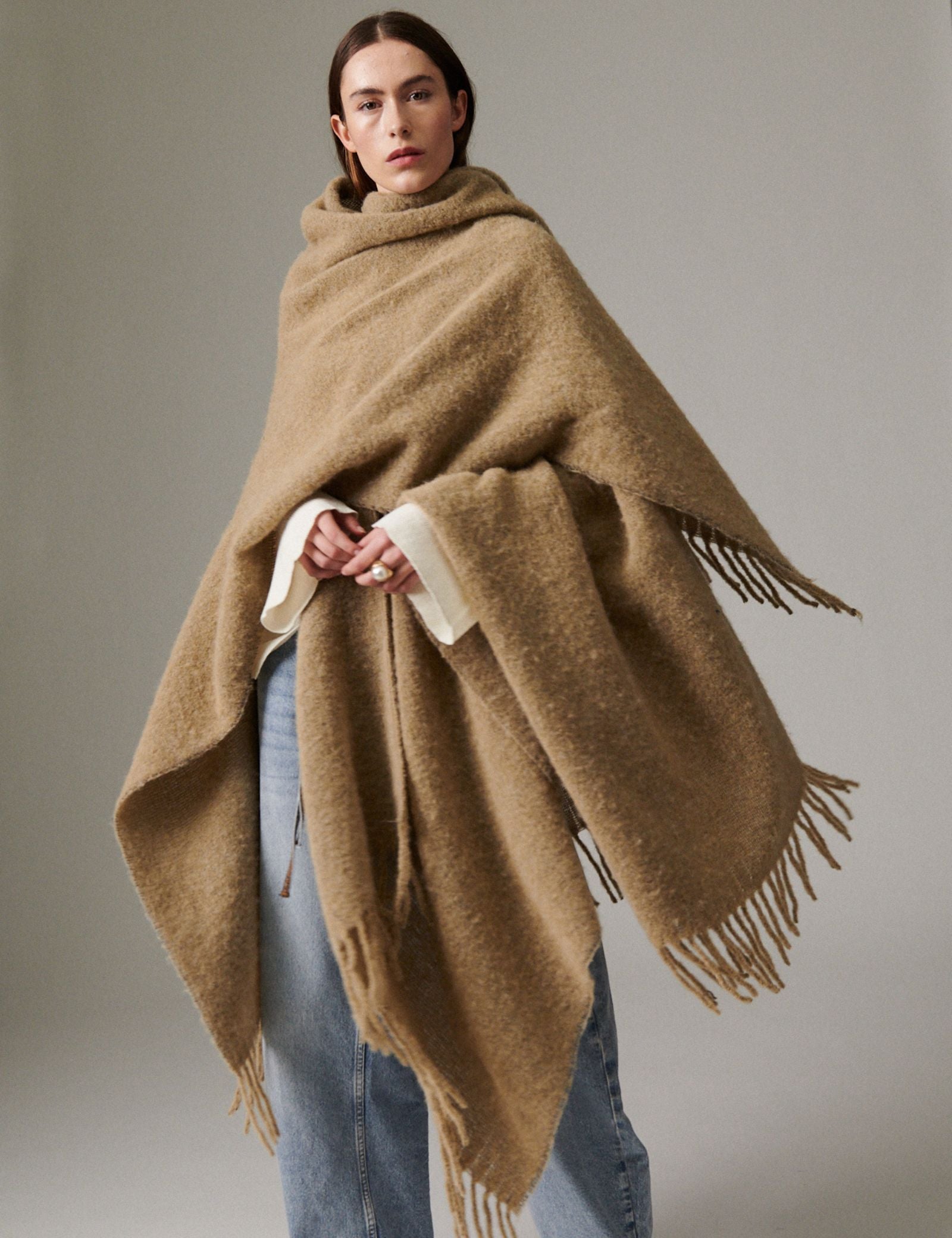 DAY Birger ét Mikkelsen Reggie - Fluffy Feel - Cape Cape 500148 HUMUS MELANGE
