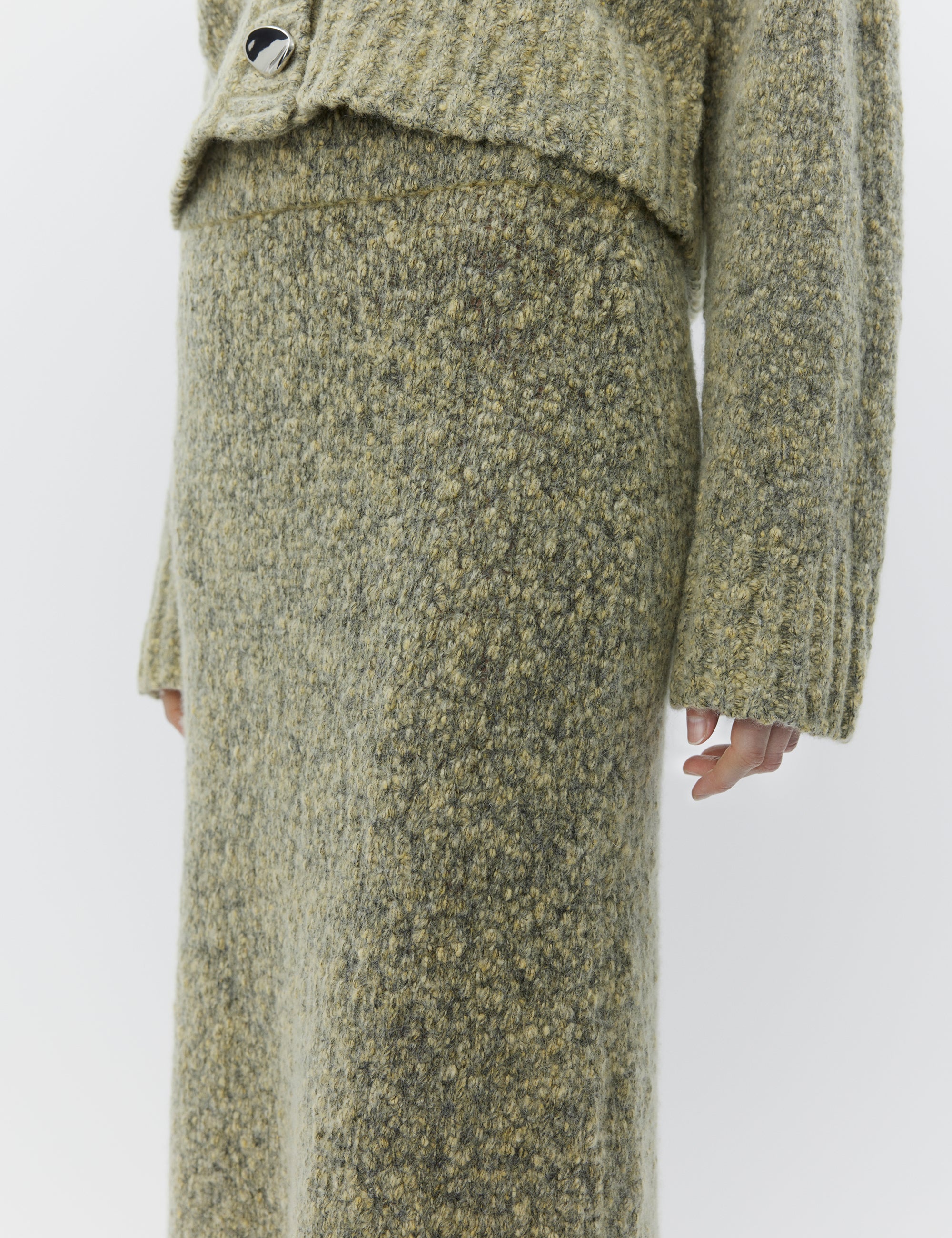 DAY Birger ét Mikkelsen Rigg - Winter melange Skirt 500158 CAPERS MELANGE