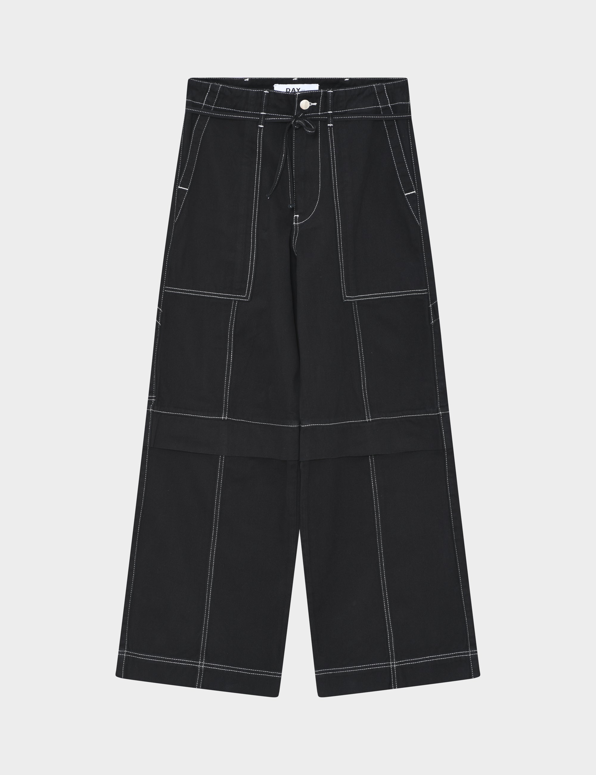 DAY Birger ét Mikkelsen Scott - Canvas Twill Pants 190303 BLACK