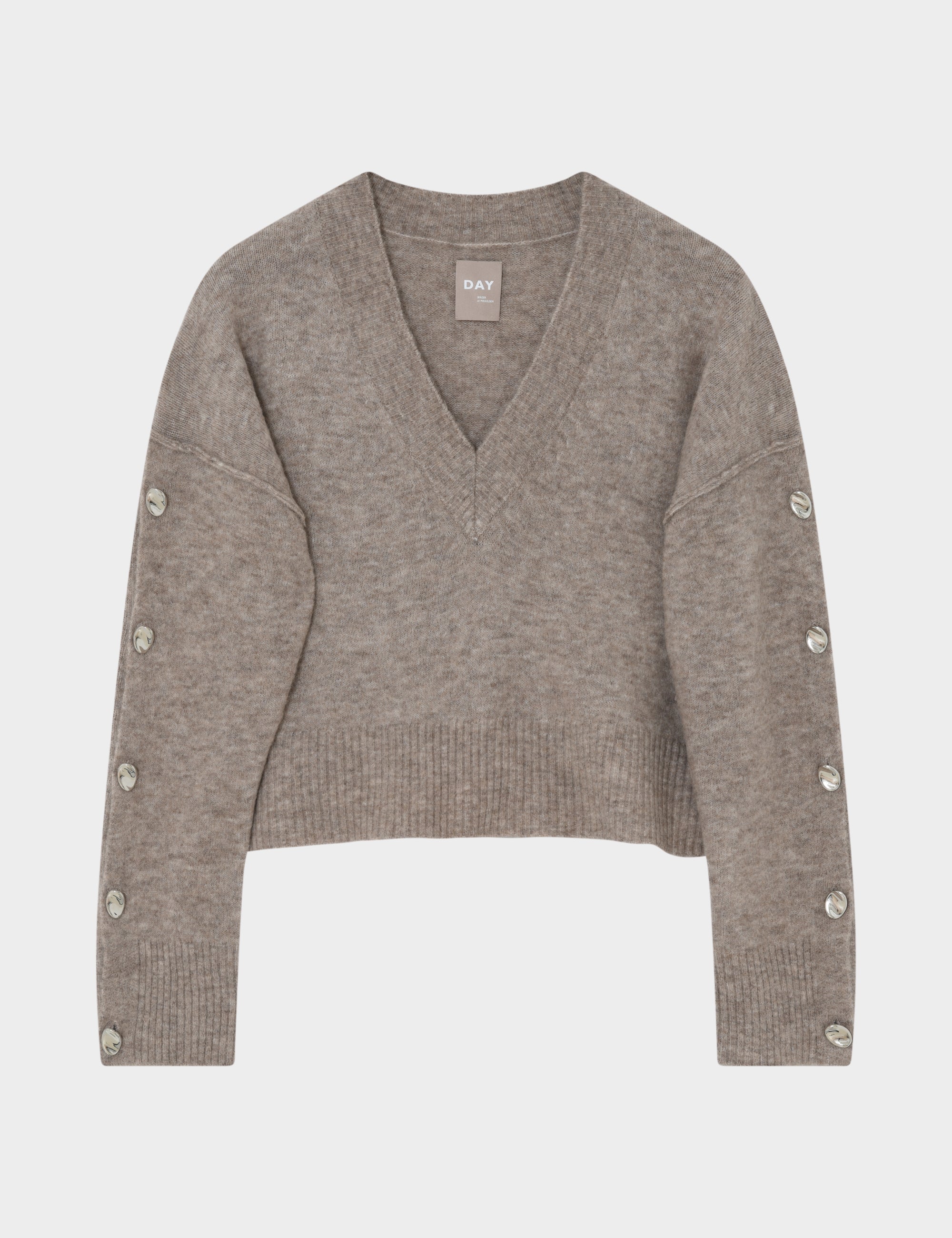 DAY Birger ét Mikkelsen Solange - Cozy Days Pullover 500082 Hazel Melange