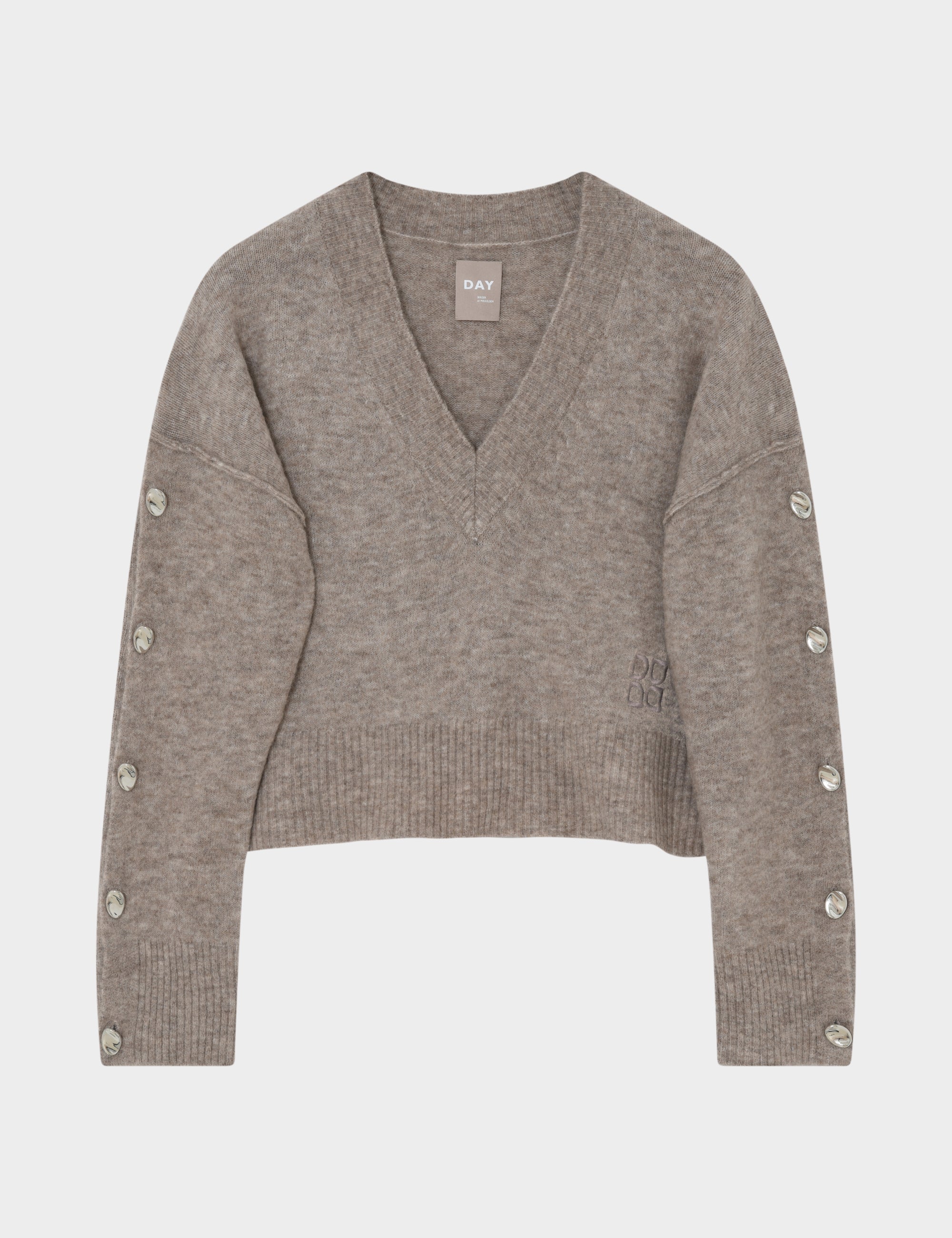 DAY Birger ét Mikkelsen Solange - Cozy Days Pullover 500082 Hazel Melange