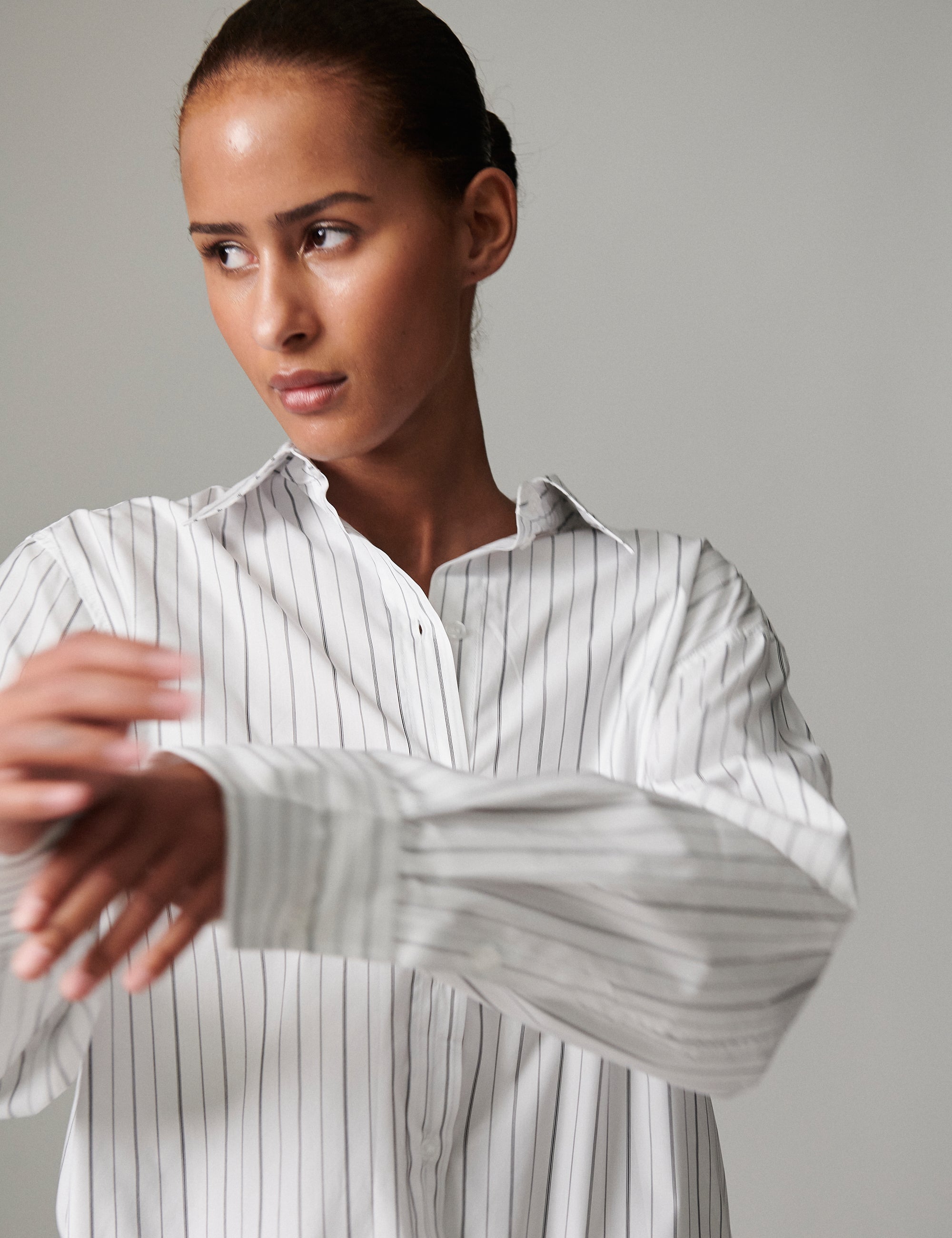 DAY Birger ét Mikkelsen Stanley - Refined stripes Shirts & Blouses 110601 BRIGHT WHITE