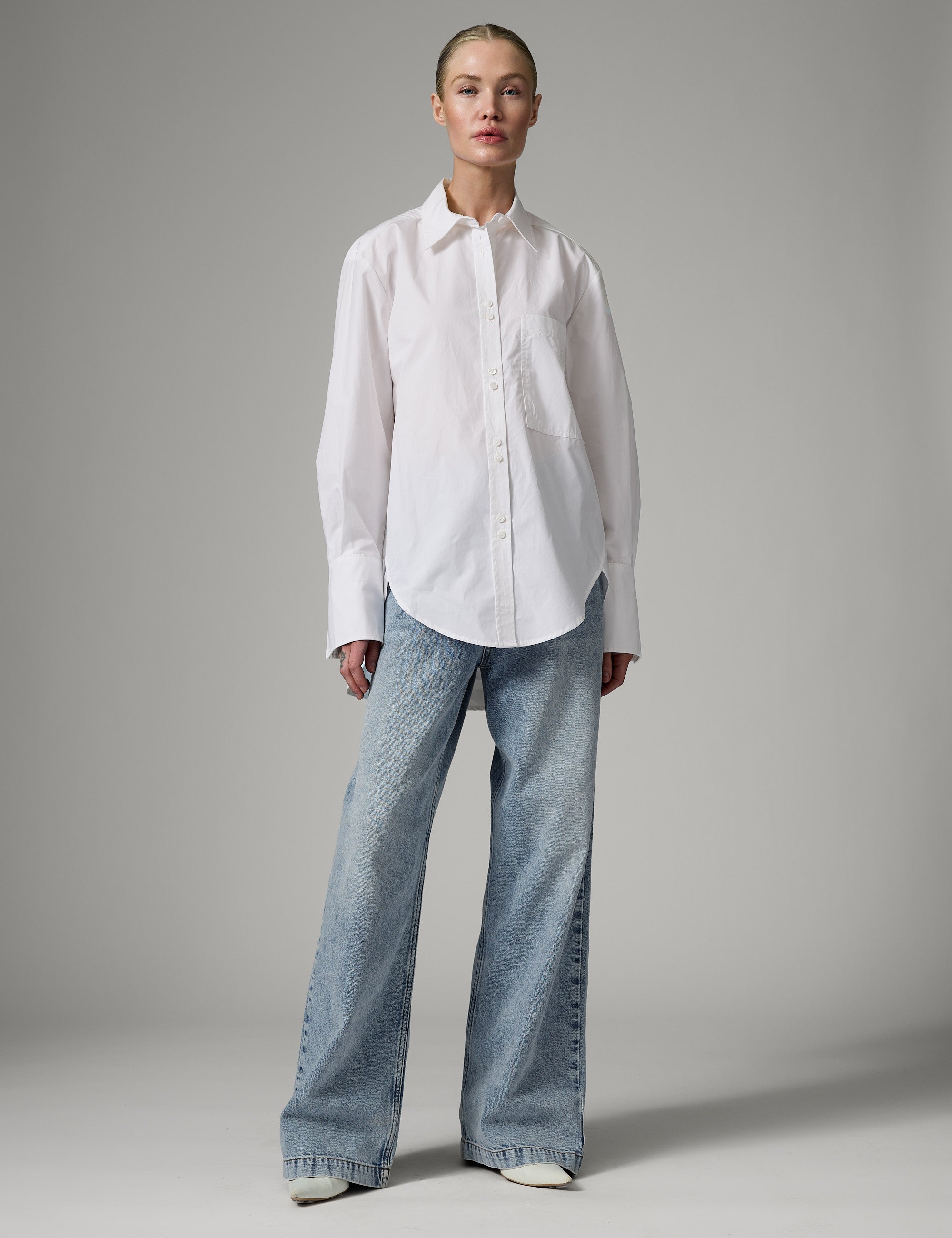 DAY Birger ét Mikkelsen Stella Pocket- Poplina - Shirt Shirt 110601 Bright White