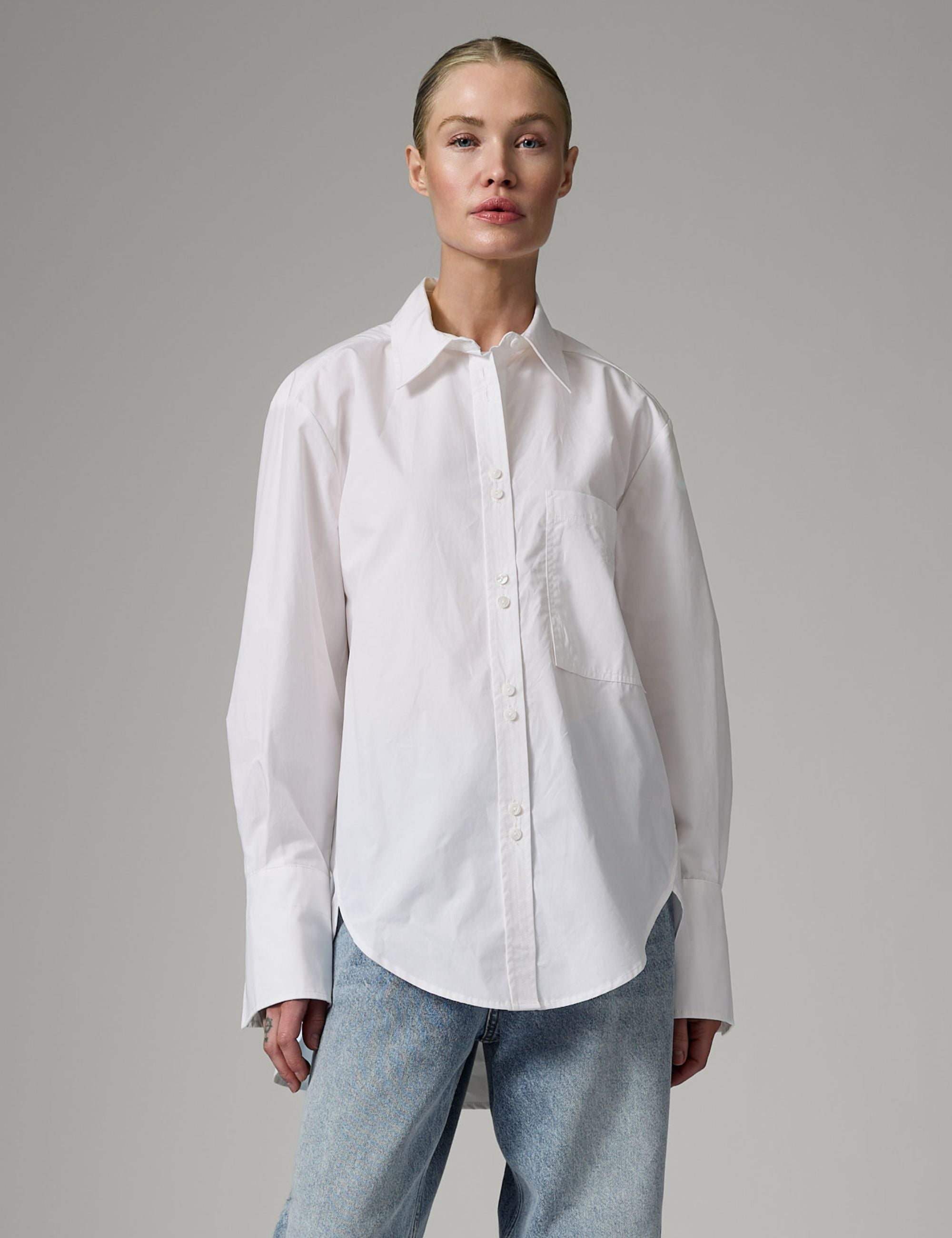DAY Birger ét Mikkelsen Stella Pocket- Poplina - Shirt Shirt 110601 Bright White
