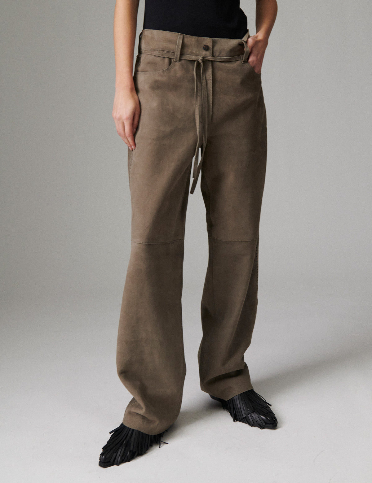 DAY Birger ét Mikkelsen Tamara - Light Suede - Pants Pants 181112 Walnut
