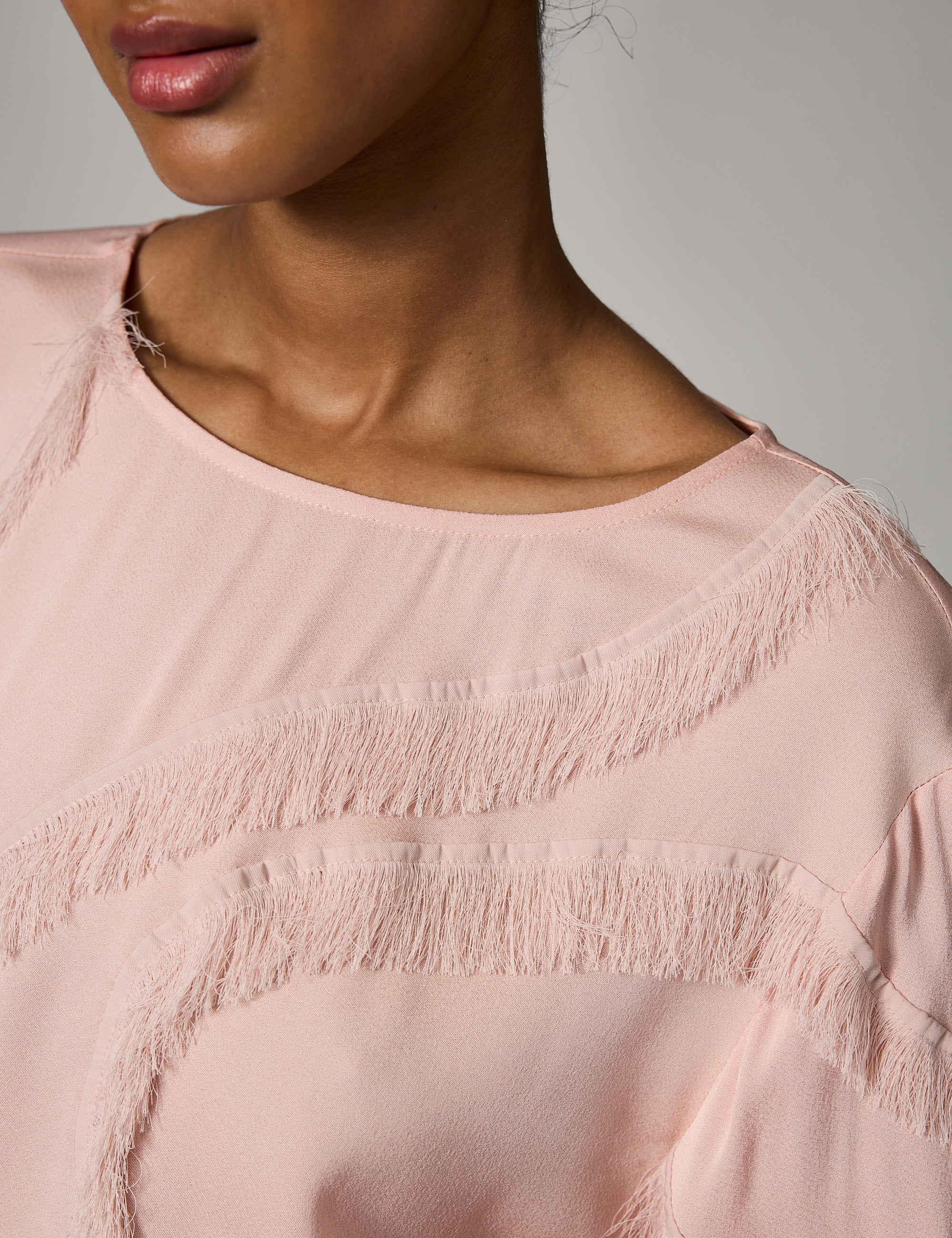 DAY Birger ét Mikkelsen Tatiana - Matte Crepe Tops & T-Shirts 141506 ROSE SMOKE