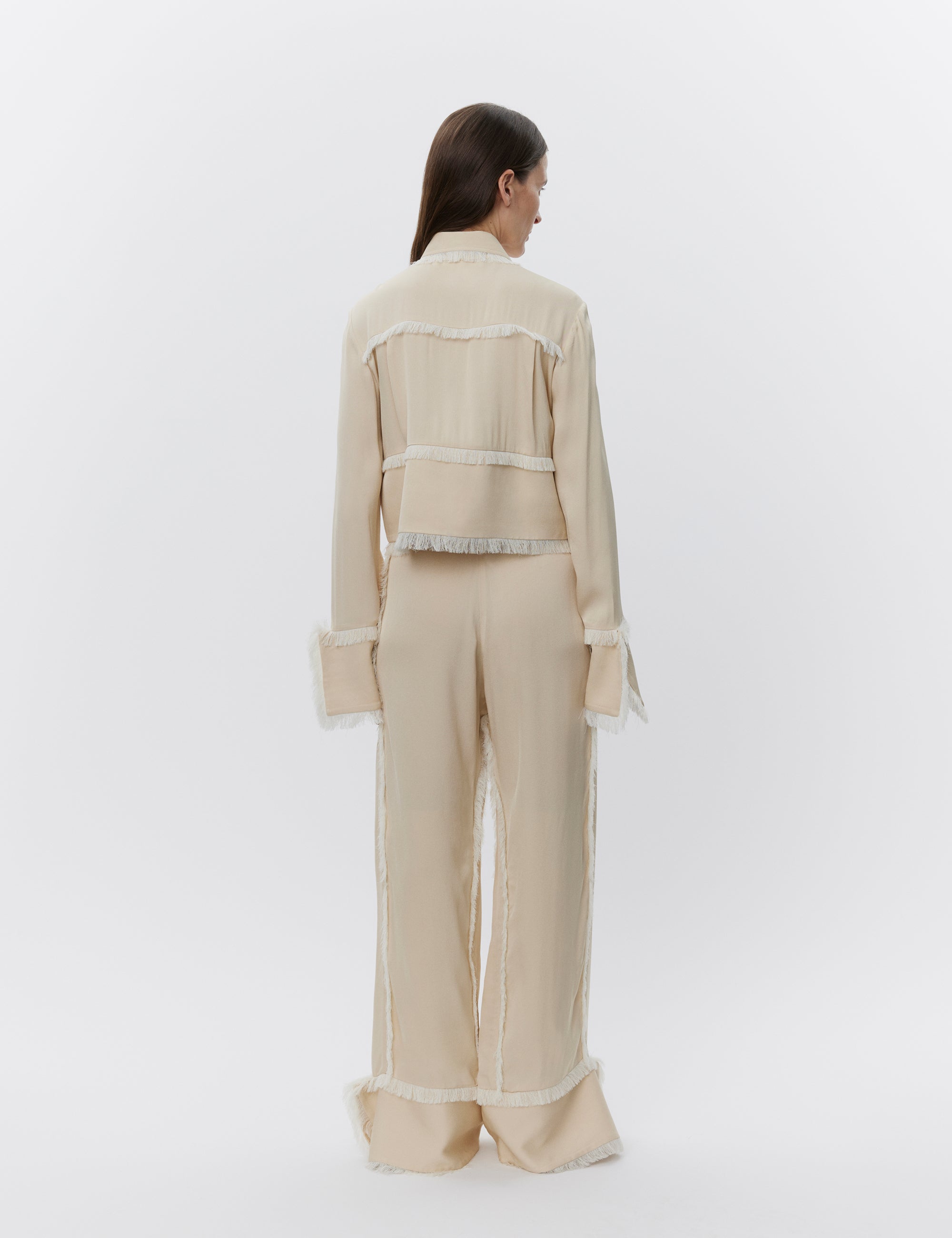 DAY Birger ét Mikkelsen Theodor - Matte Crepe Pants 141107 OYSTER GRAY