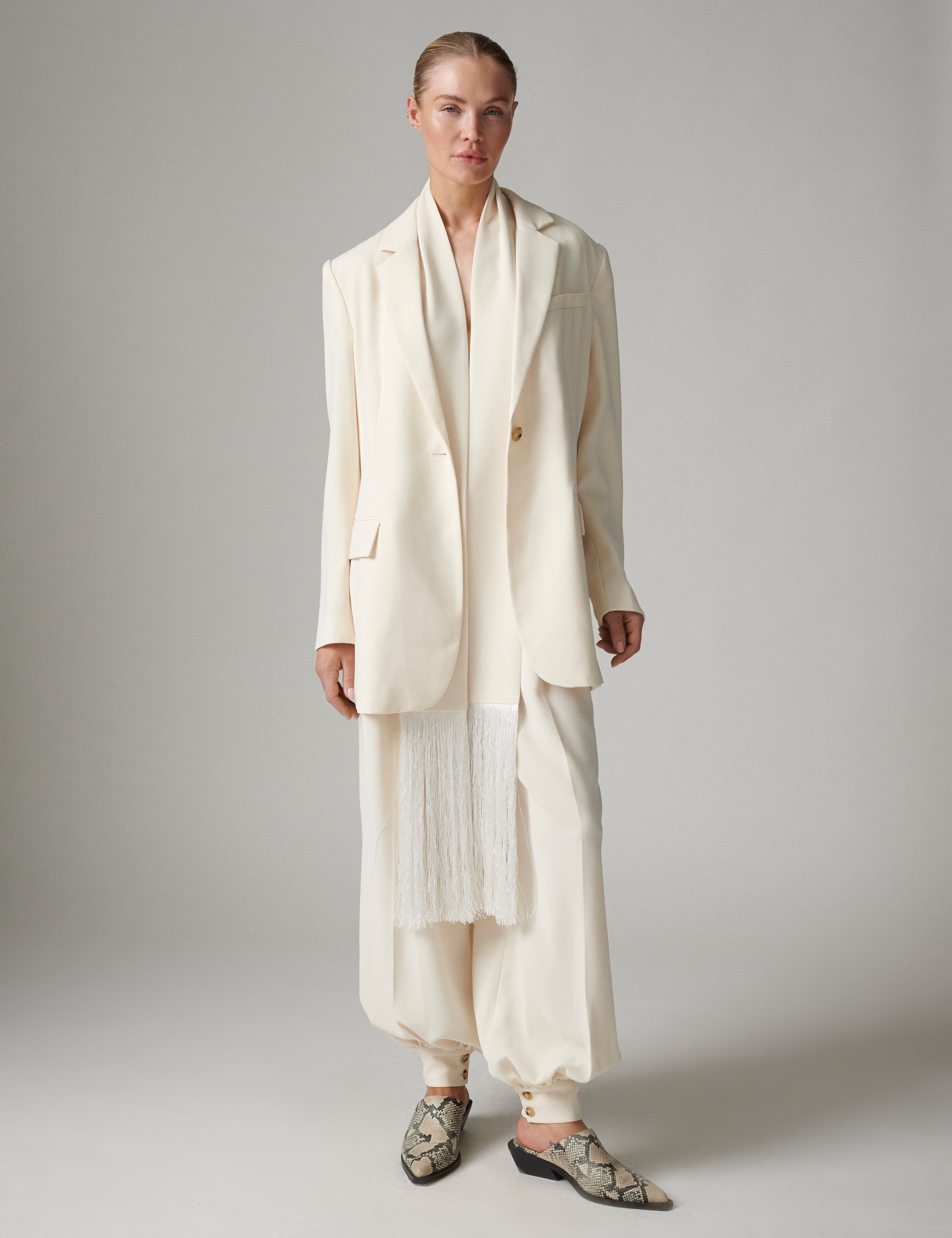 DAY Birger ét Mikkelsen Tory - Classic Gabardine - Scarf Scarf 01002 Ivory Shade