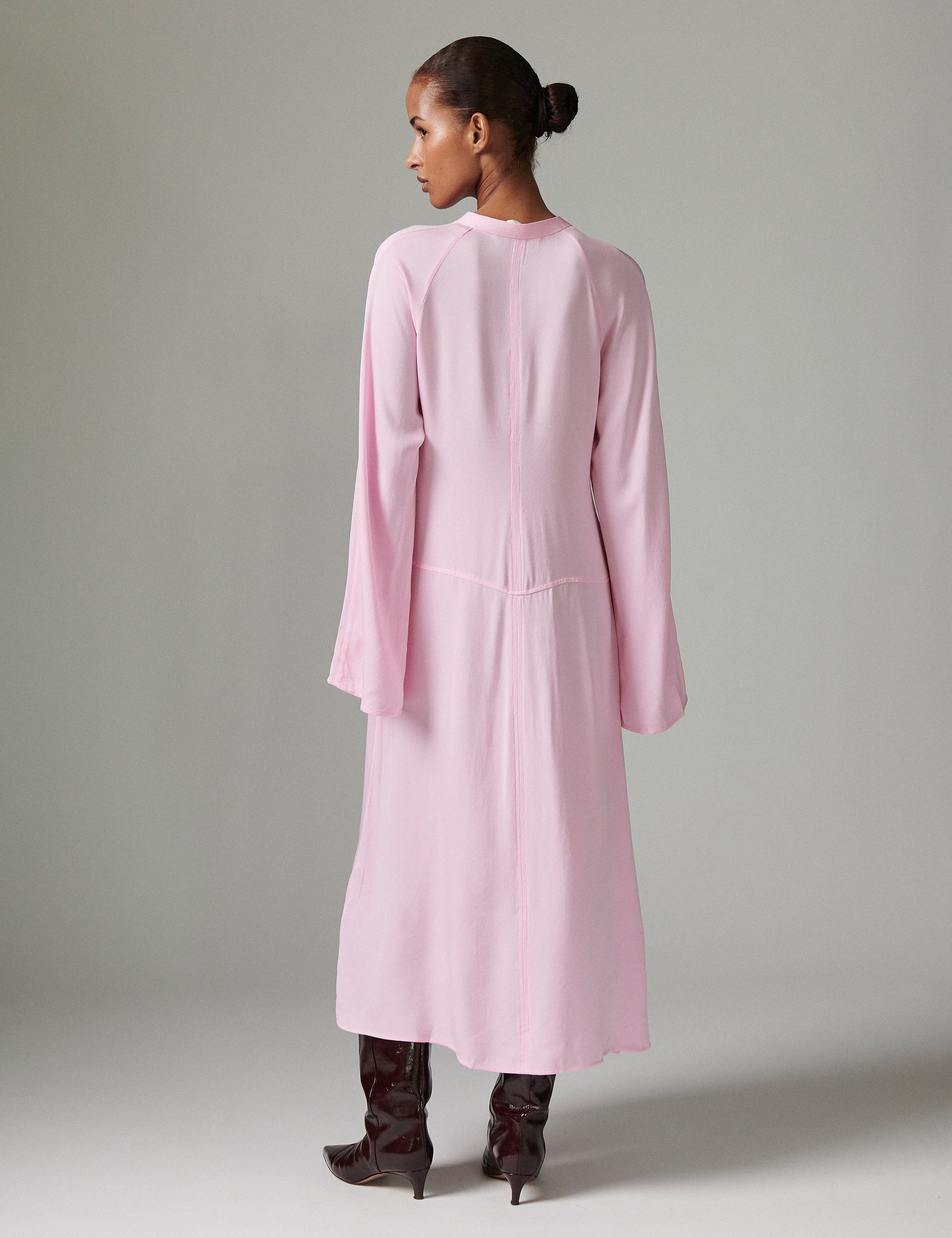 DAY Birger ét Mikkelsen Walker - Matte Crepe Dress 132806 PINK LADY