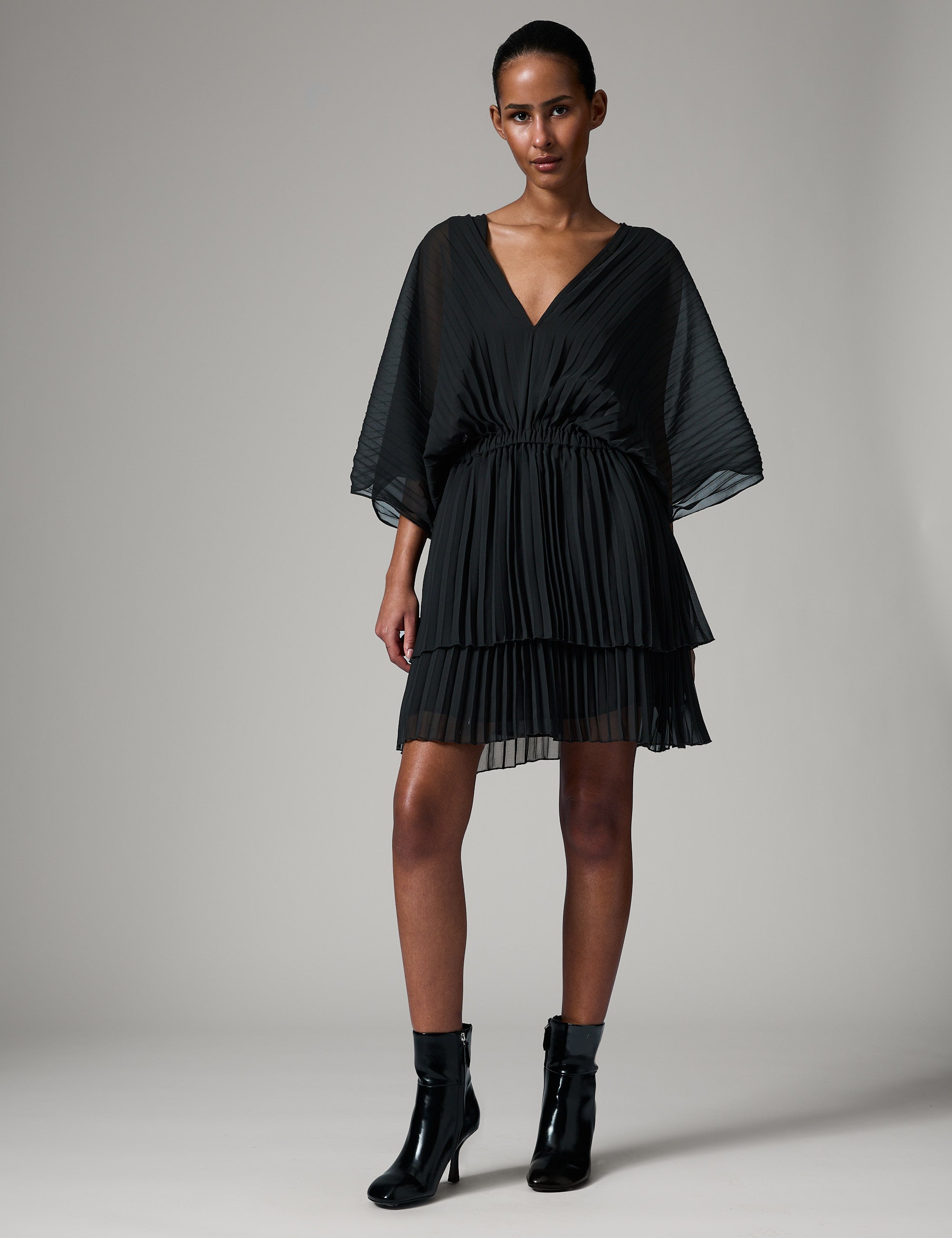 DAY Birger ét Mikkelsen Young - Chiffon Plisse Dress 190303 Black