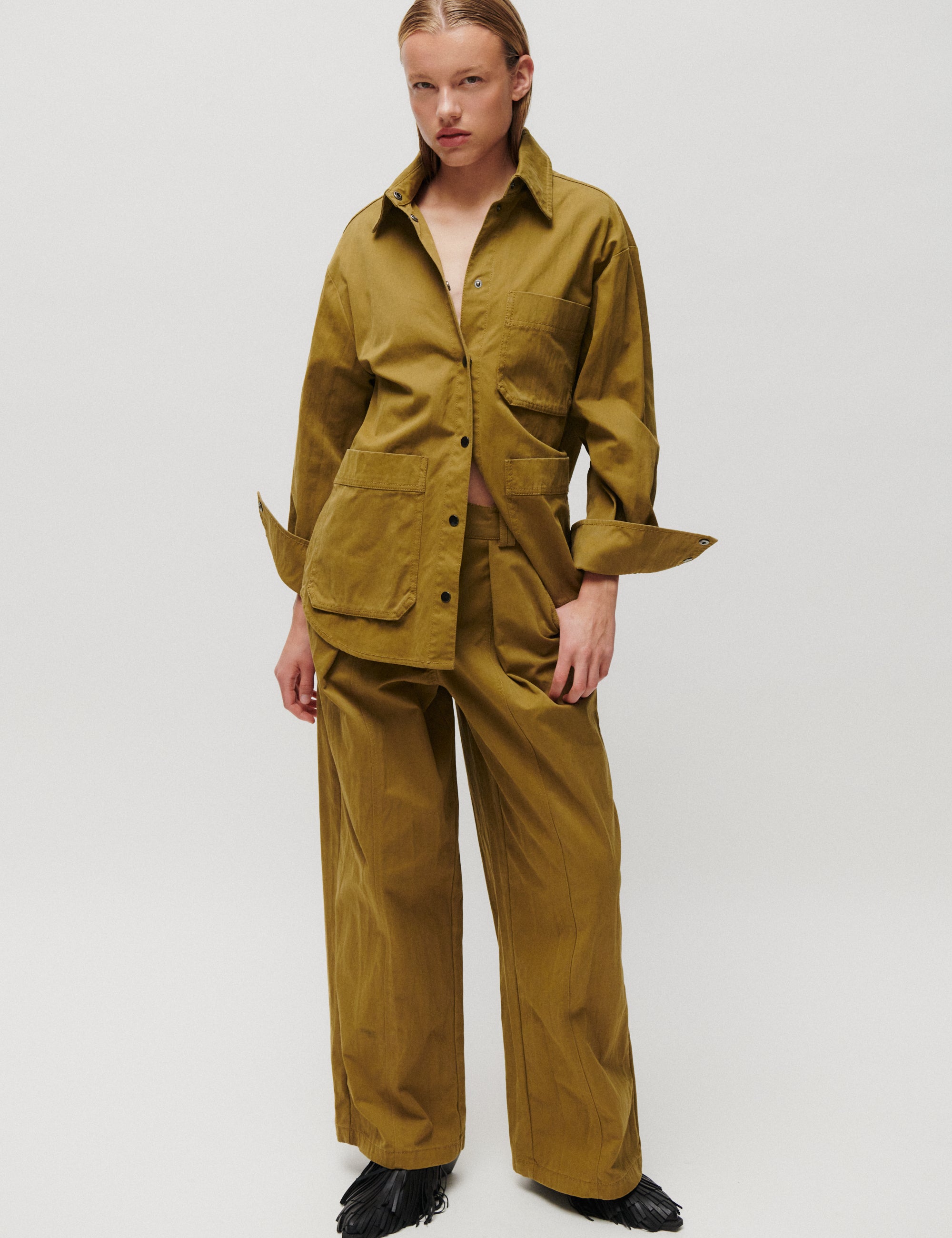 2NDDAY 2NDArlert - Firm Cotton - Pants Pants 180627 Fir Green