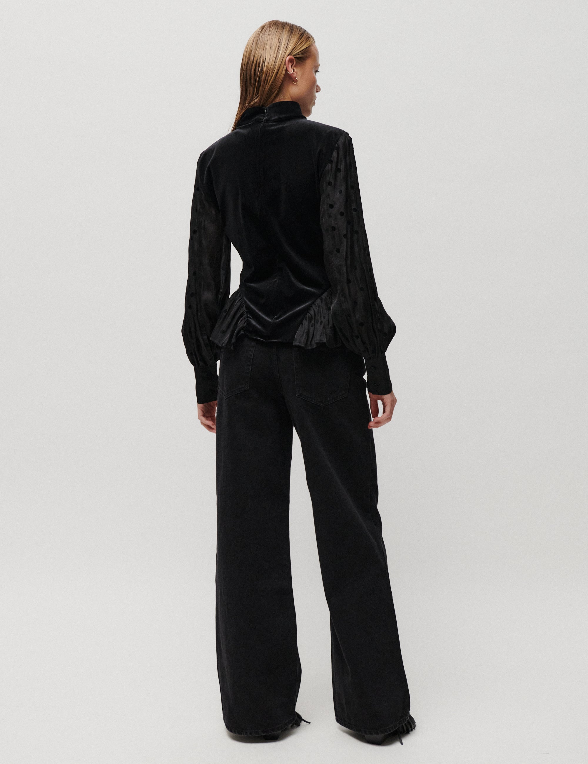 2NDDAY 2NDMarko - Dot Tenca Blouse 190303 Black