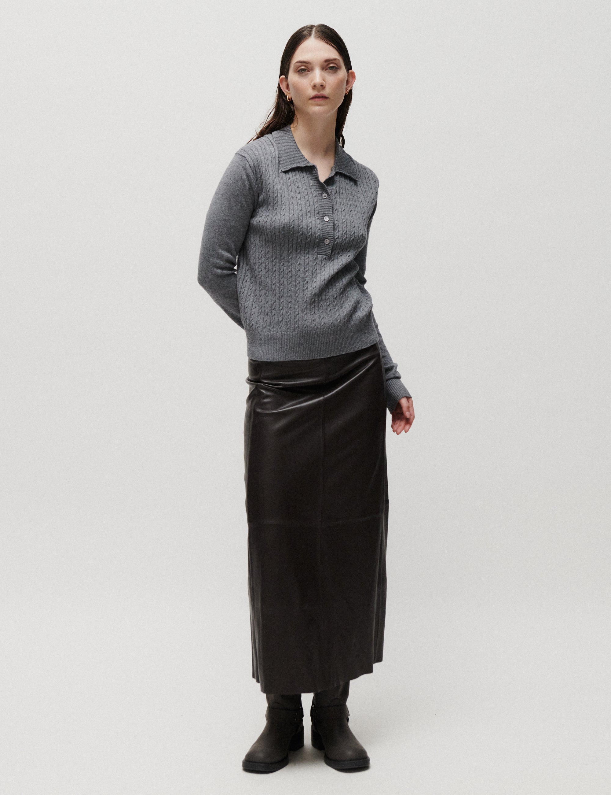 2NDDAY 2NDMarvina - Classic Leather - Skirt Skirt 191016 JAVA