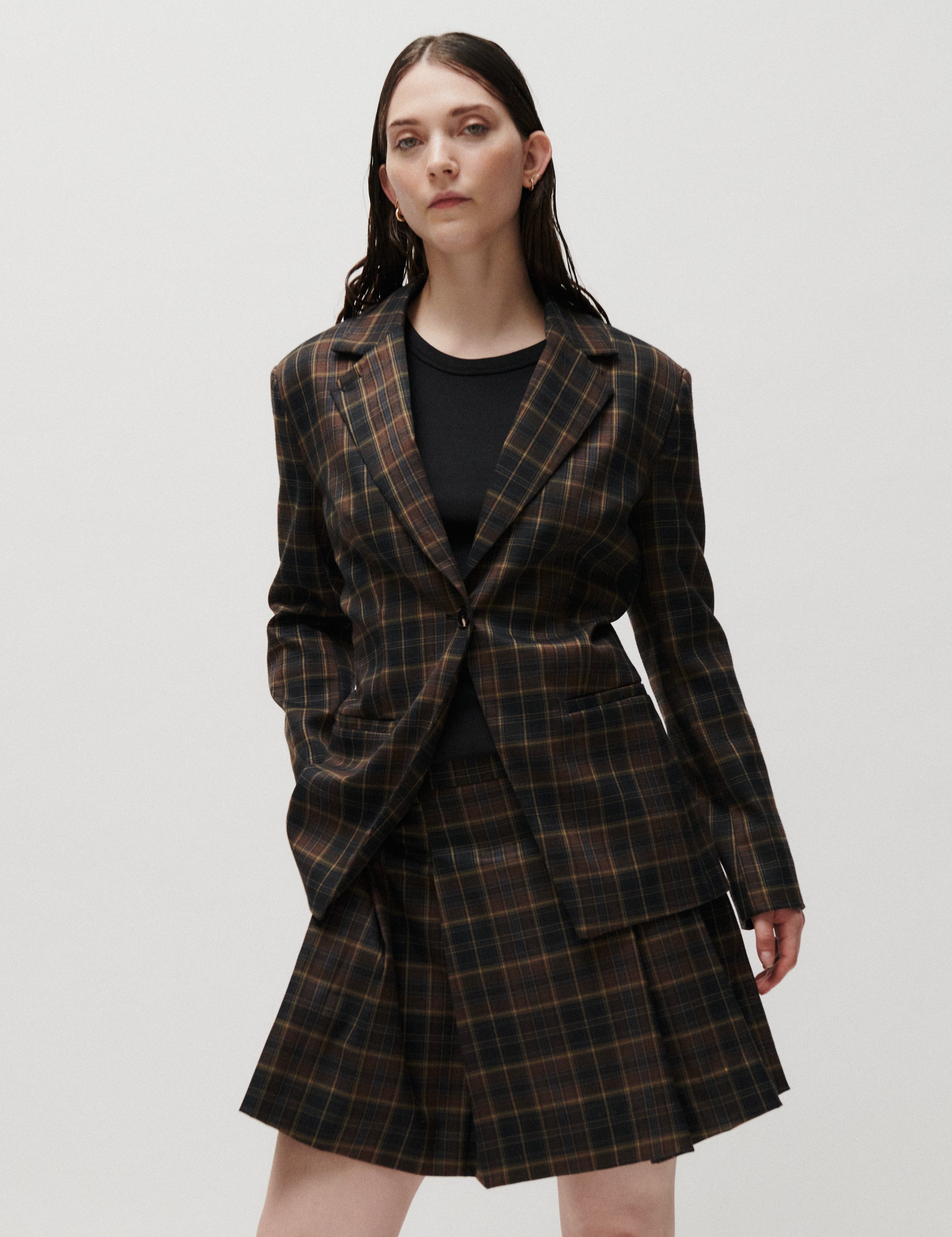 2NDDAY 2NDMatilda - Modern Checks Skirt 420164 Java Check