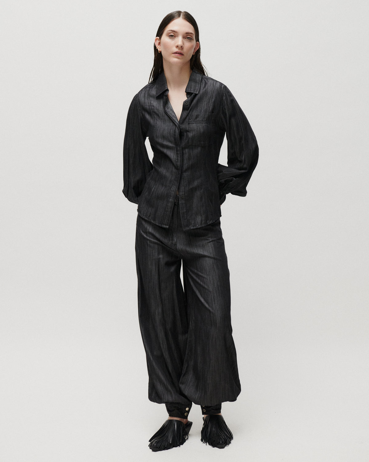 2NDDAY 2NDOem - Tenca Feel - Shirts Shirt 190303 Black