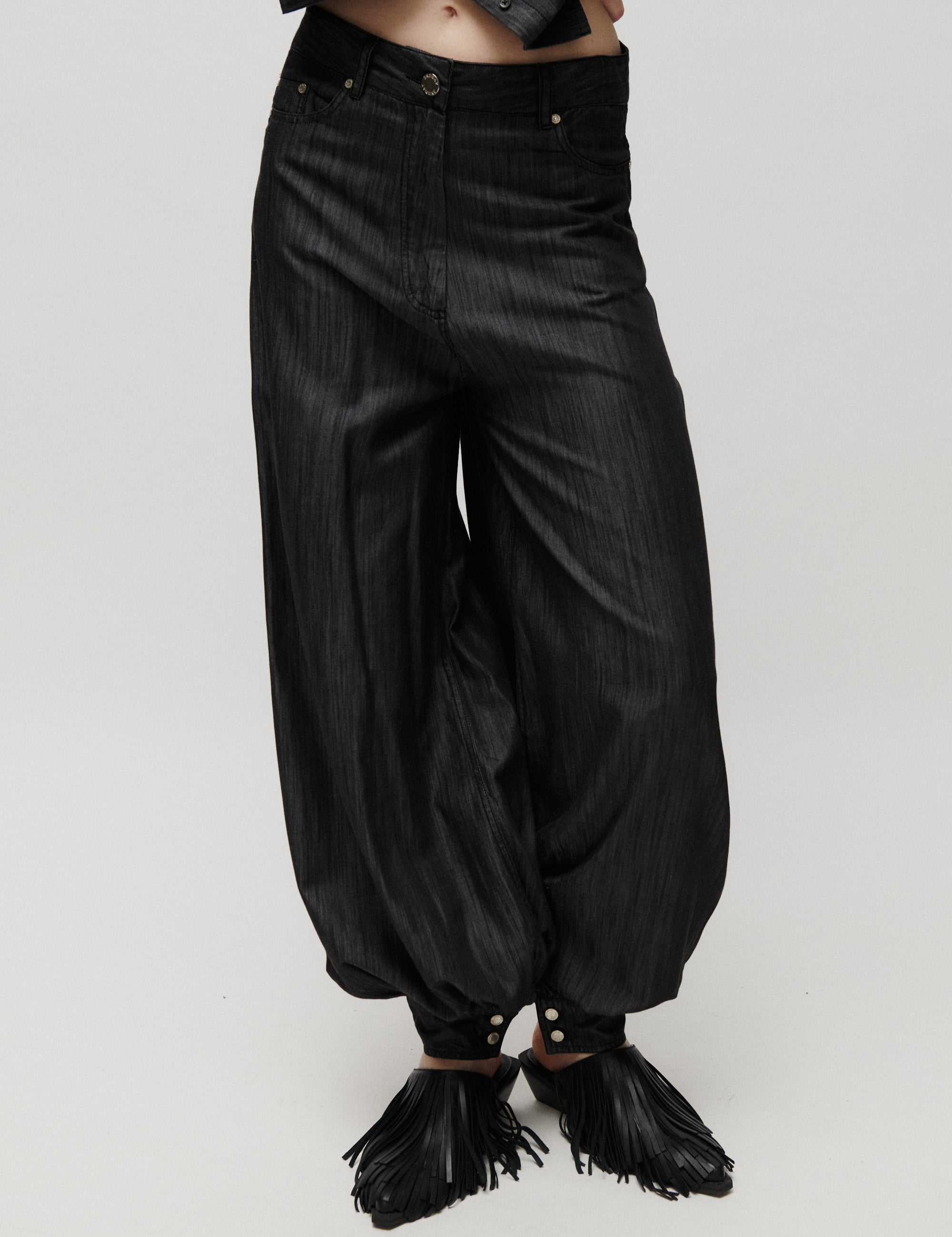 2NDDAY 2NDOllis - Tenca Feel - Pants Pants 190303 Black