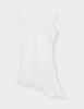 2NDWillet - Refined Lace - Top - WHITE ALYSSUM
