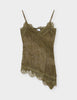 2NDWillet - Refined Lace - Top - Fir Green