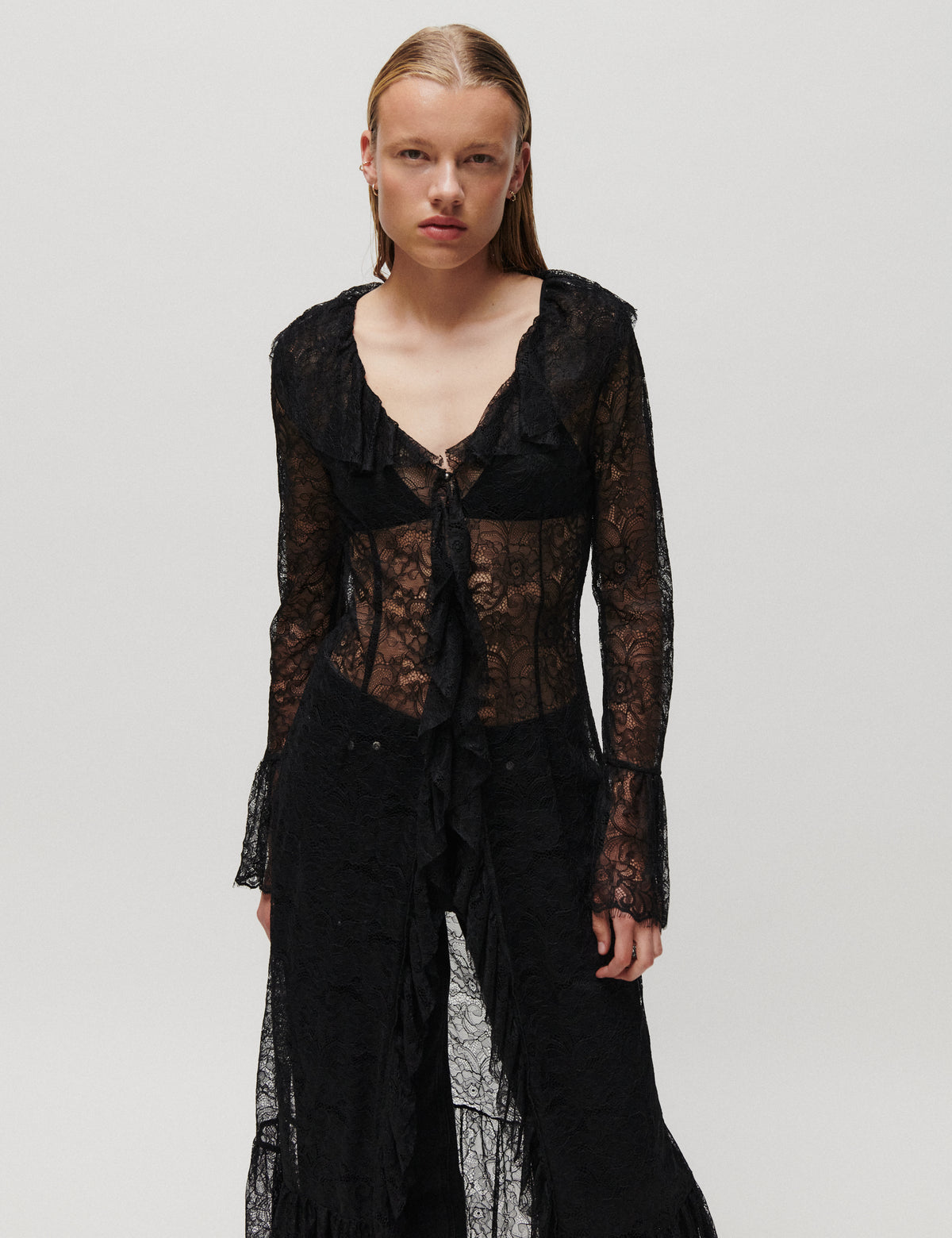 2NDDAY 2NDWilletta - Refined Lace Dress 190303 Black