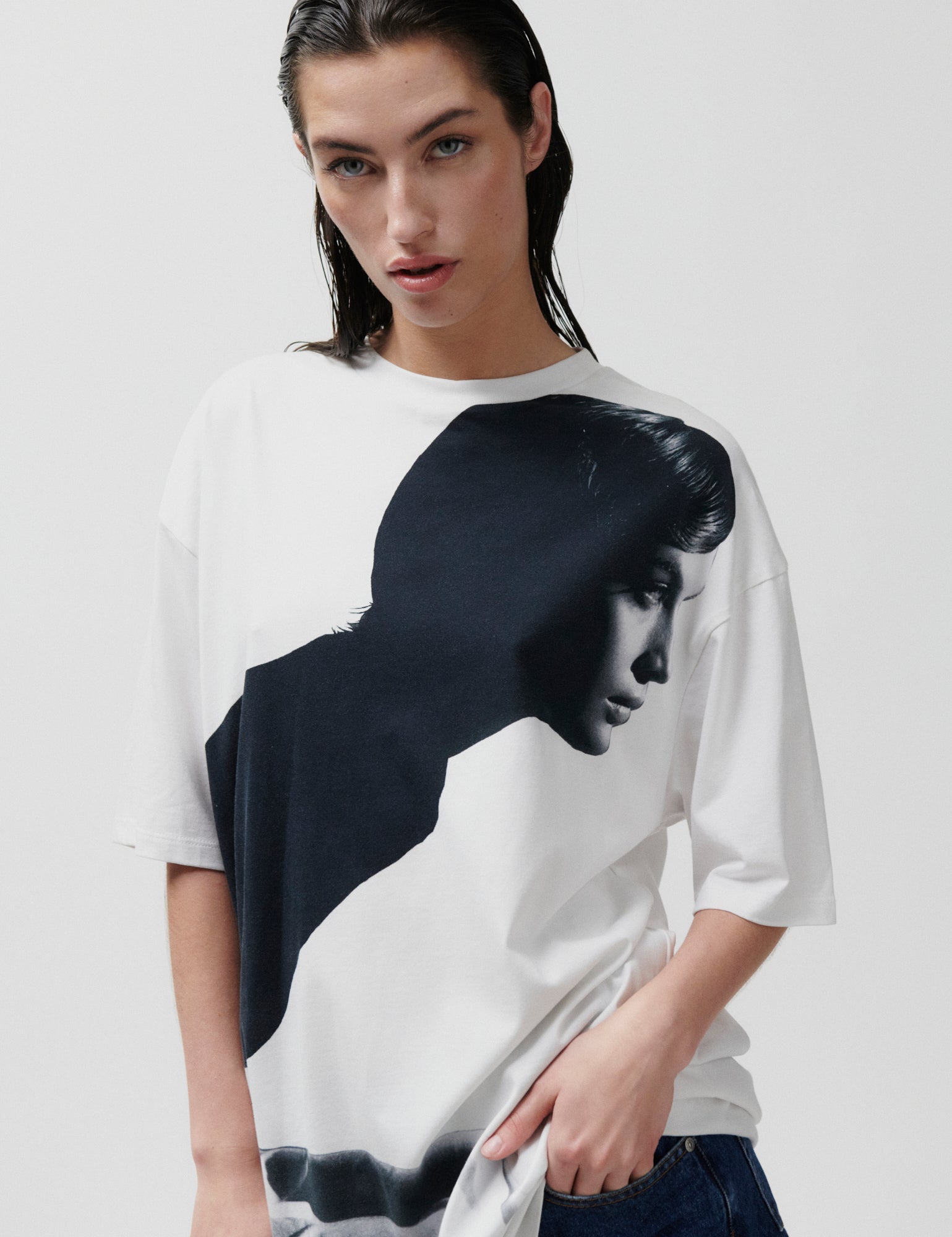 2NDDAY 2ND Aralis TT - Overwashed Jersey Tops & T-Shirts 114001 Brilliant White