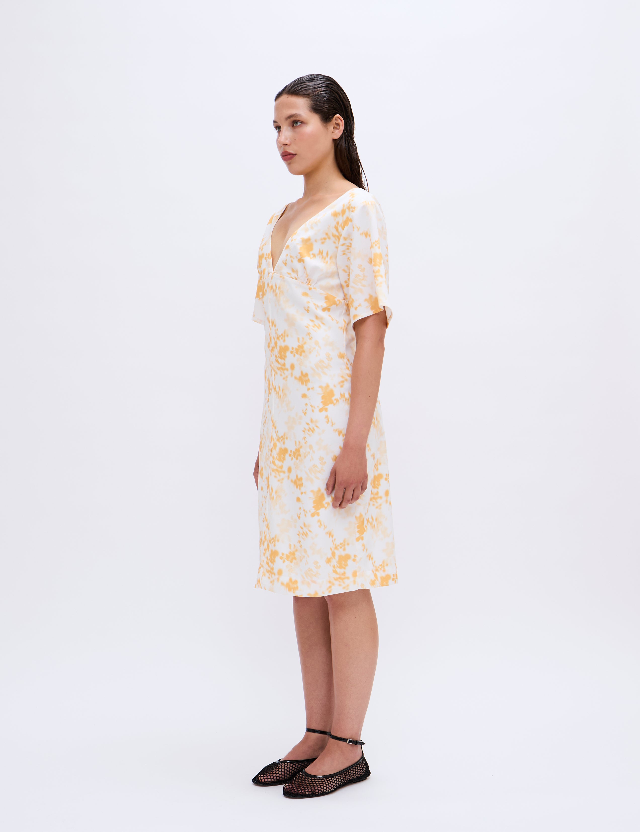 2NDDAY 2ND Audette - Fine Texture Dress 420141 Saffron Flower