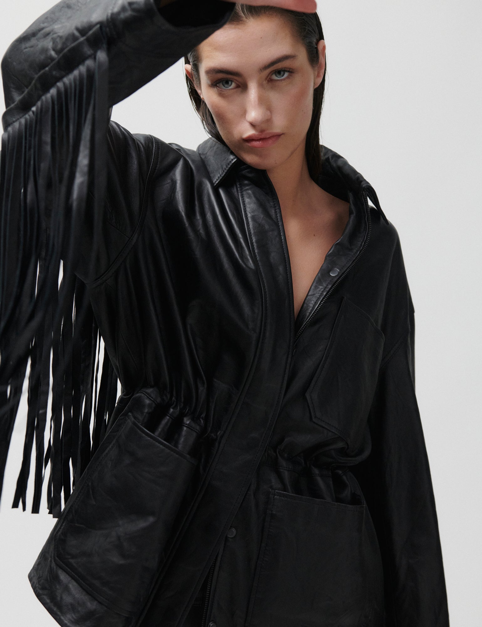 2NDDAY 2ND Brucet - Fine Leather Jacket 194008 Meteorite (Black)