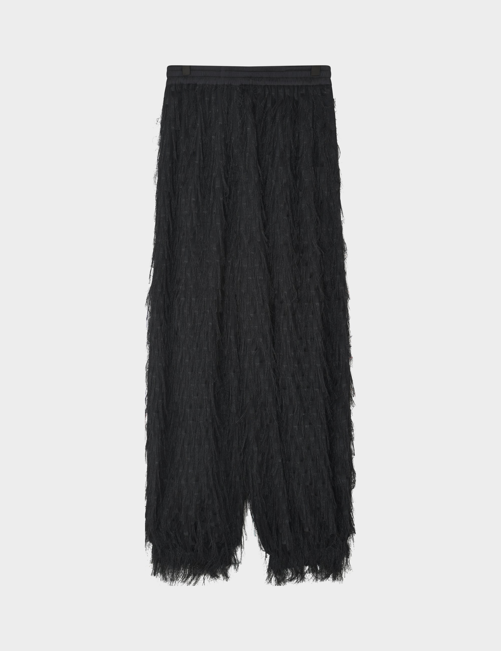 2NDDAY 2ND Caleb - Textured Fringe - Pants Pants 190303 Black