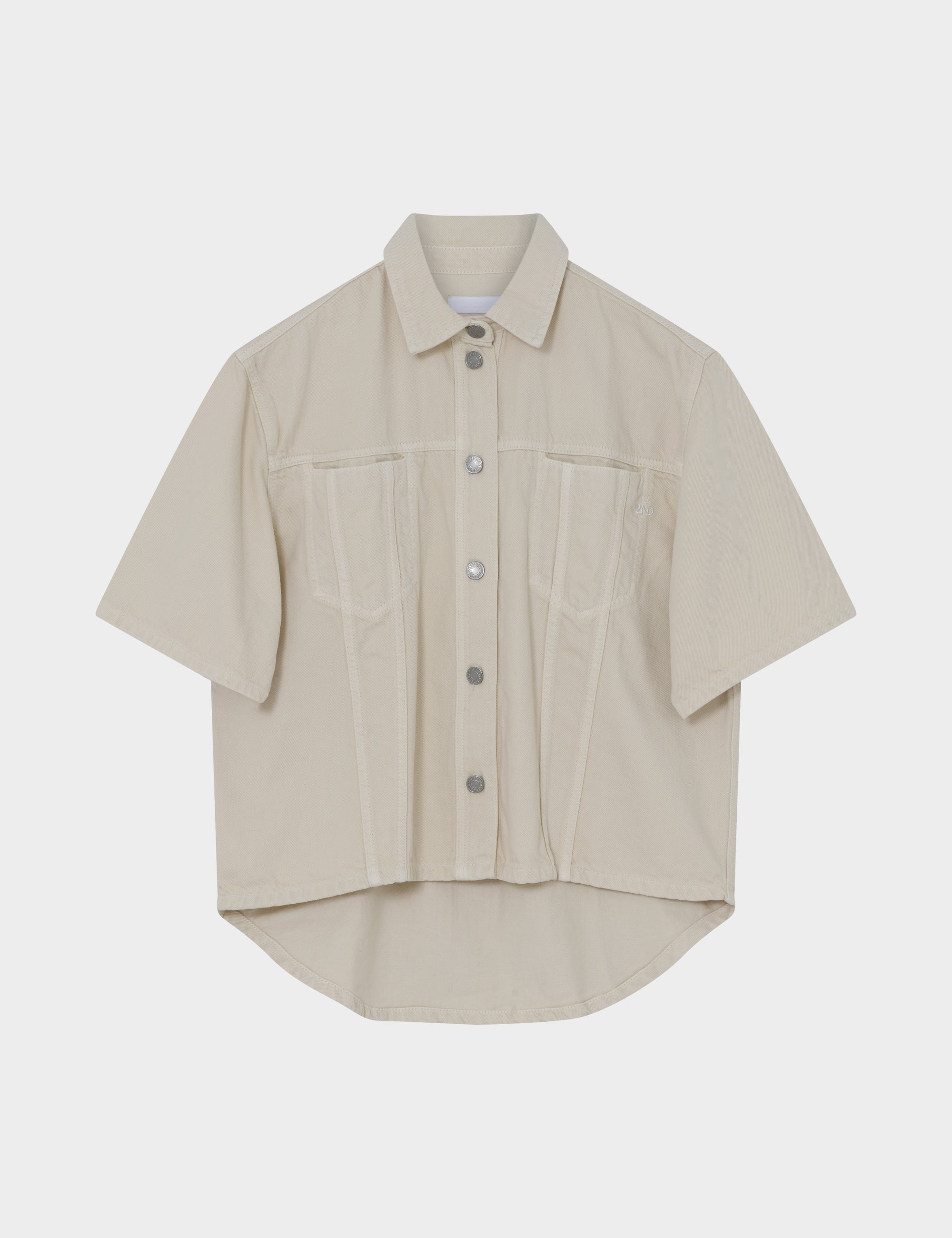 2NDDAY 2ND Fayen - Twill Denim Tops & T-Shirts 114801 TOFU