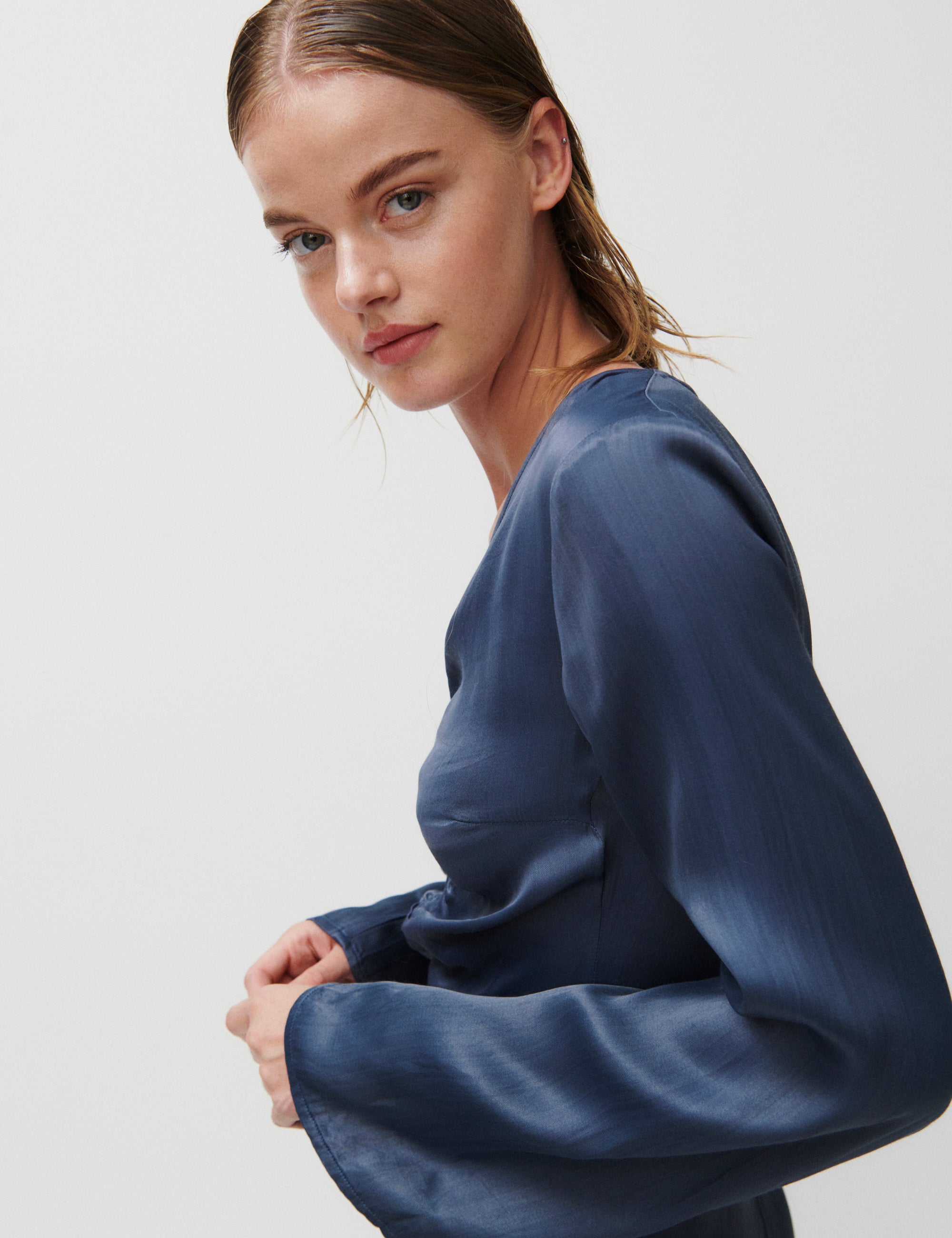 2NDDAY 2ND Gritt - Viscose Dress 183916 Flint stone