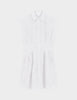 2ND Jamz - Crisp Summer Shirting - Dress - Bright White