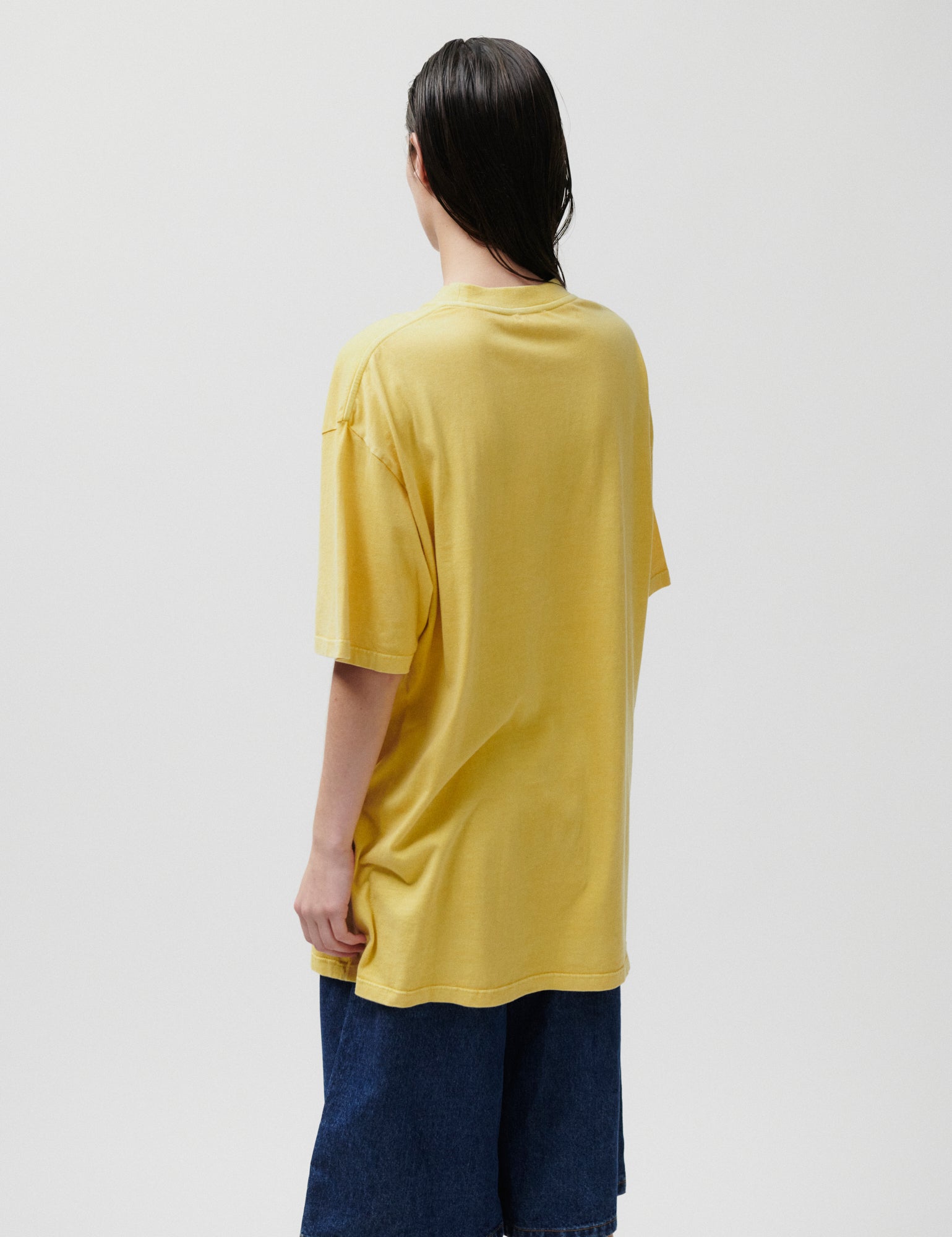 2NDDAY 2ND Ken TT - Overwashed Jersey Tops & T-Shirts 140952 Spicy Mustard