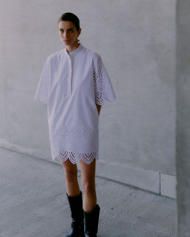 2NDDAY 2ND Kiwa - Poplin Charm - Dress Dress 114001 Brilliant White